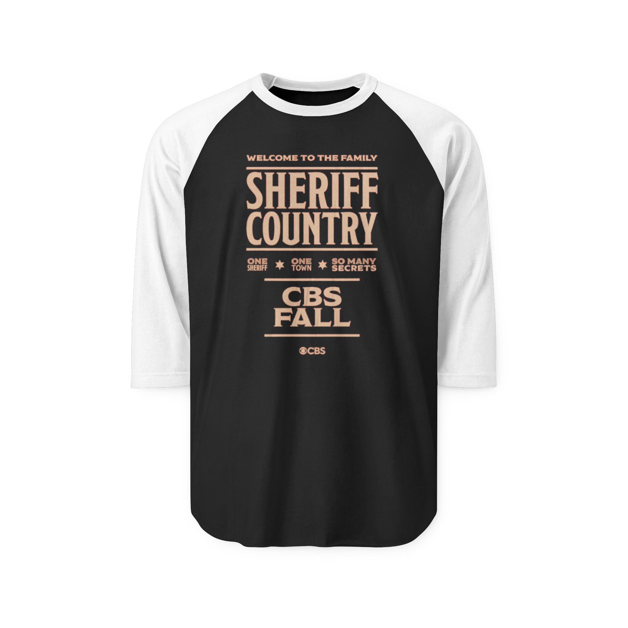 Sheriff Country Unisex Three-Quarter Sleeve Raglan Shirt