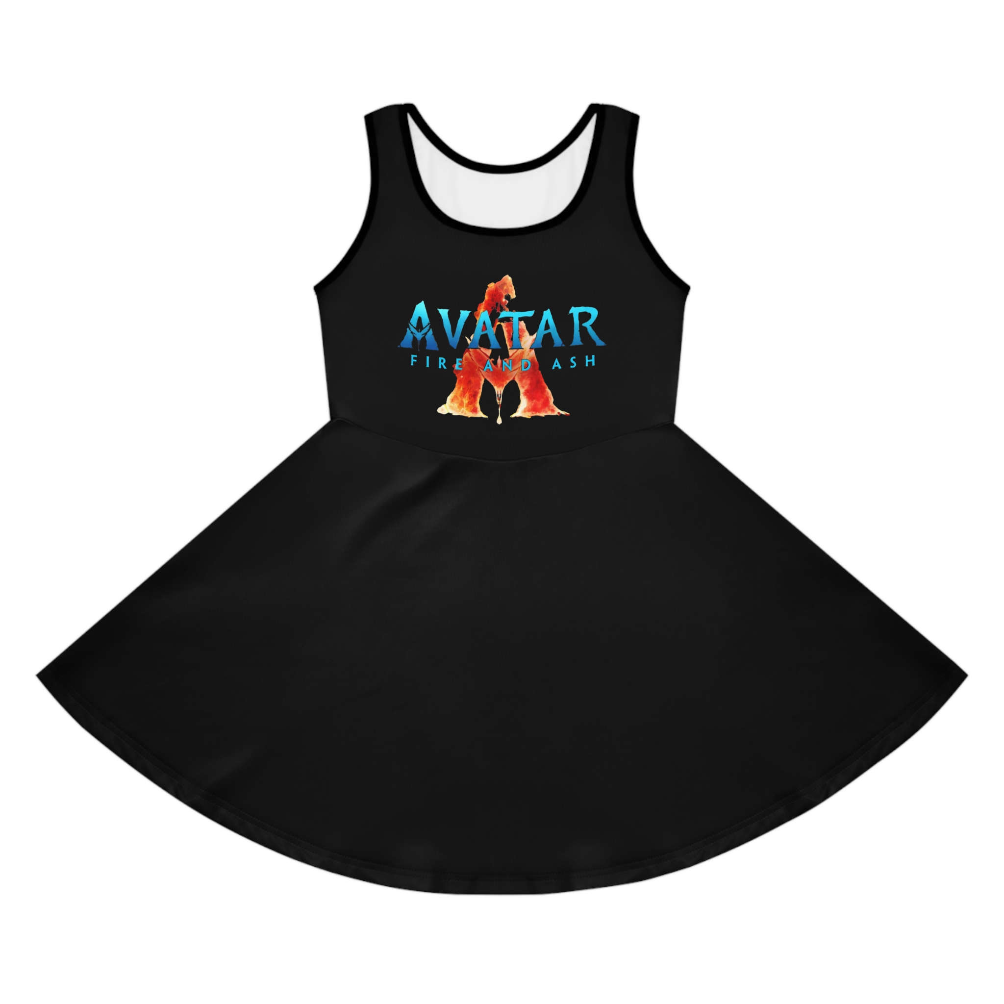 The Avatar: Fire and Ash Girls' Sleeveless Sundress (AOP)