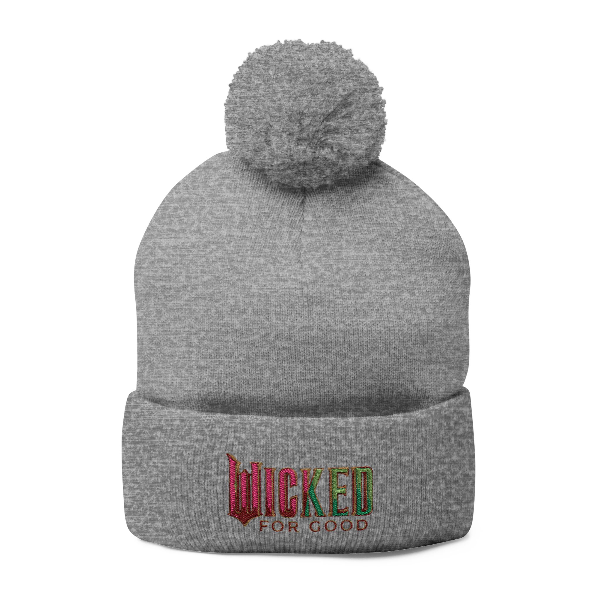 Wicked: For Good Pom-Pom Knit Cap (Embroidery)