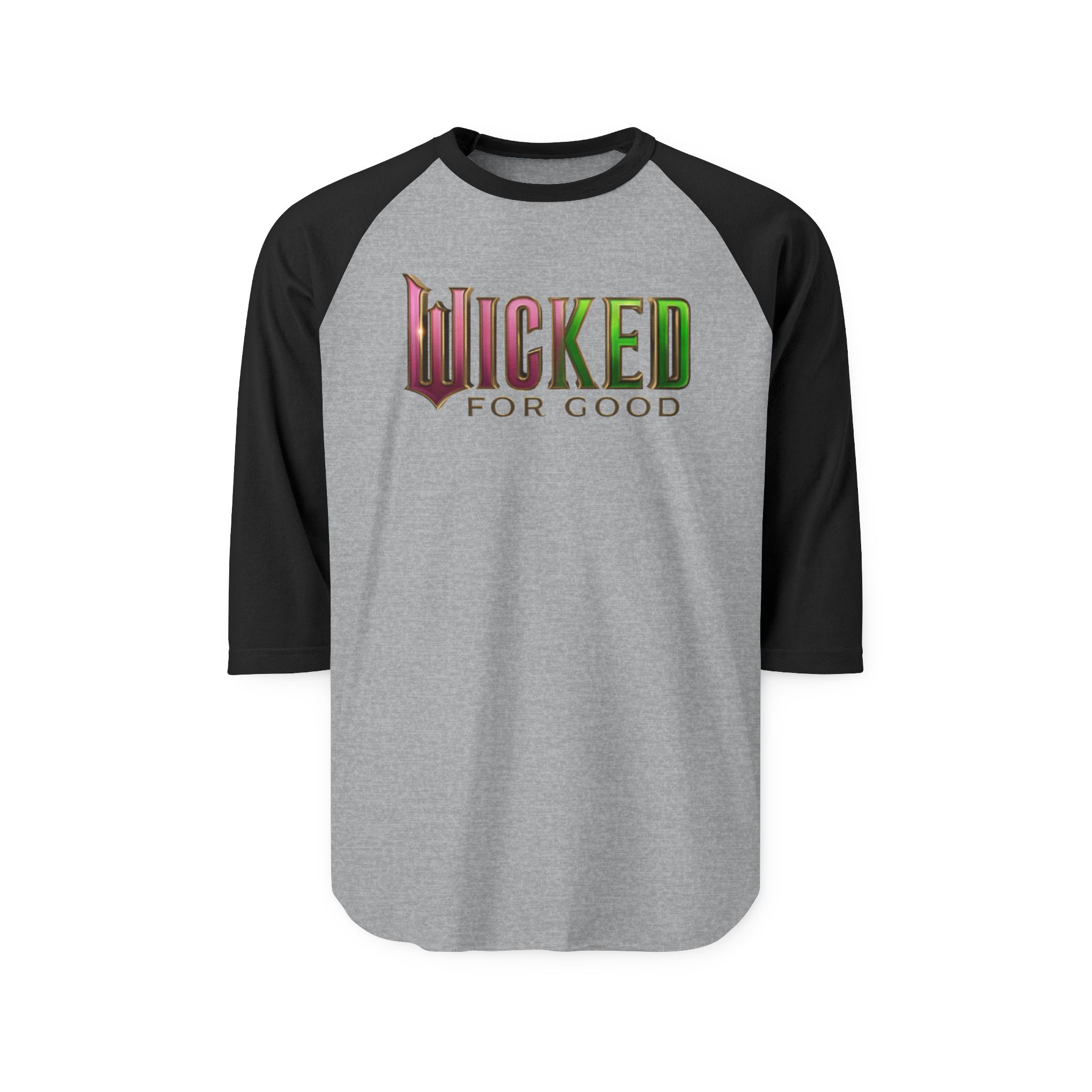 Wicked: For Good Unisex Three-Quarter Sleeve Raglan Shirt - Image 5