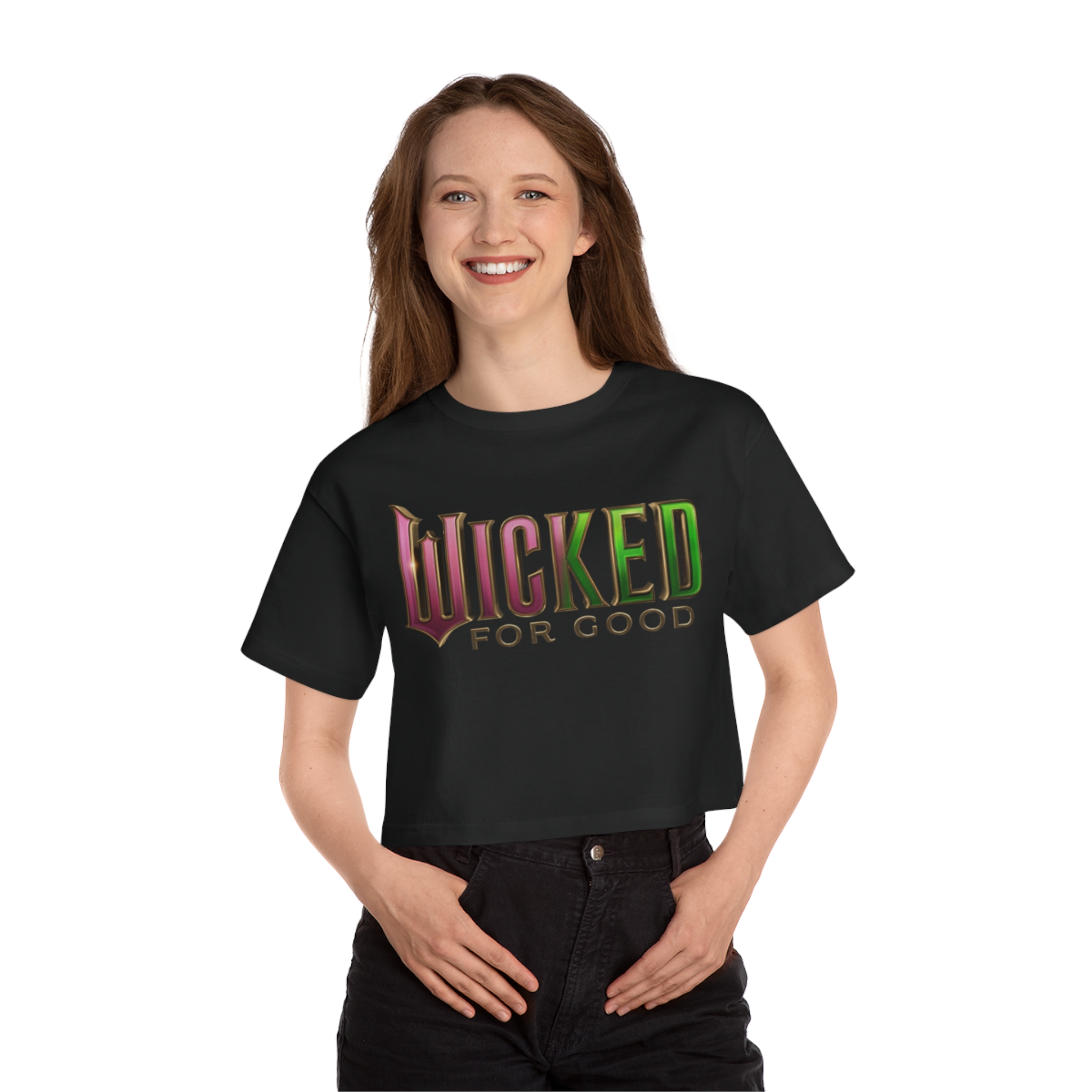Wicked: For Good Champion Women's Heritage Cropped T-Shirt - Image 3
