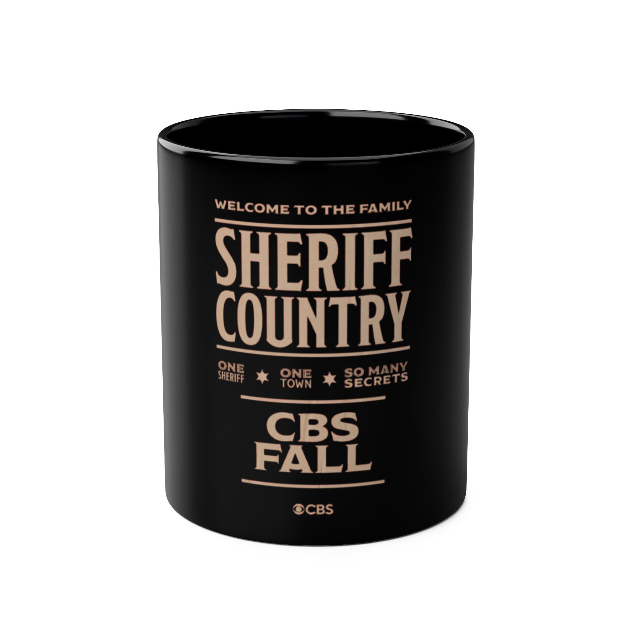 Sheriff Country Two-Tone Coffee Mugs, 11oz
