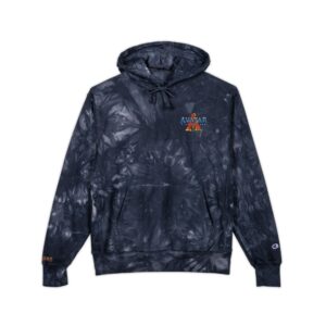 The Avatar: Fire and Ash Unisex Champion Tie-Dye Hoodie (Embroidery)