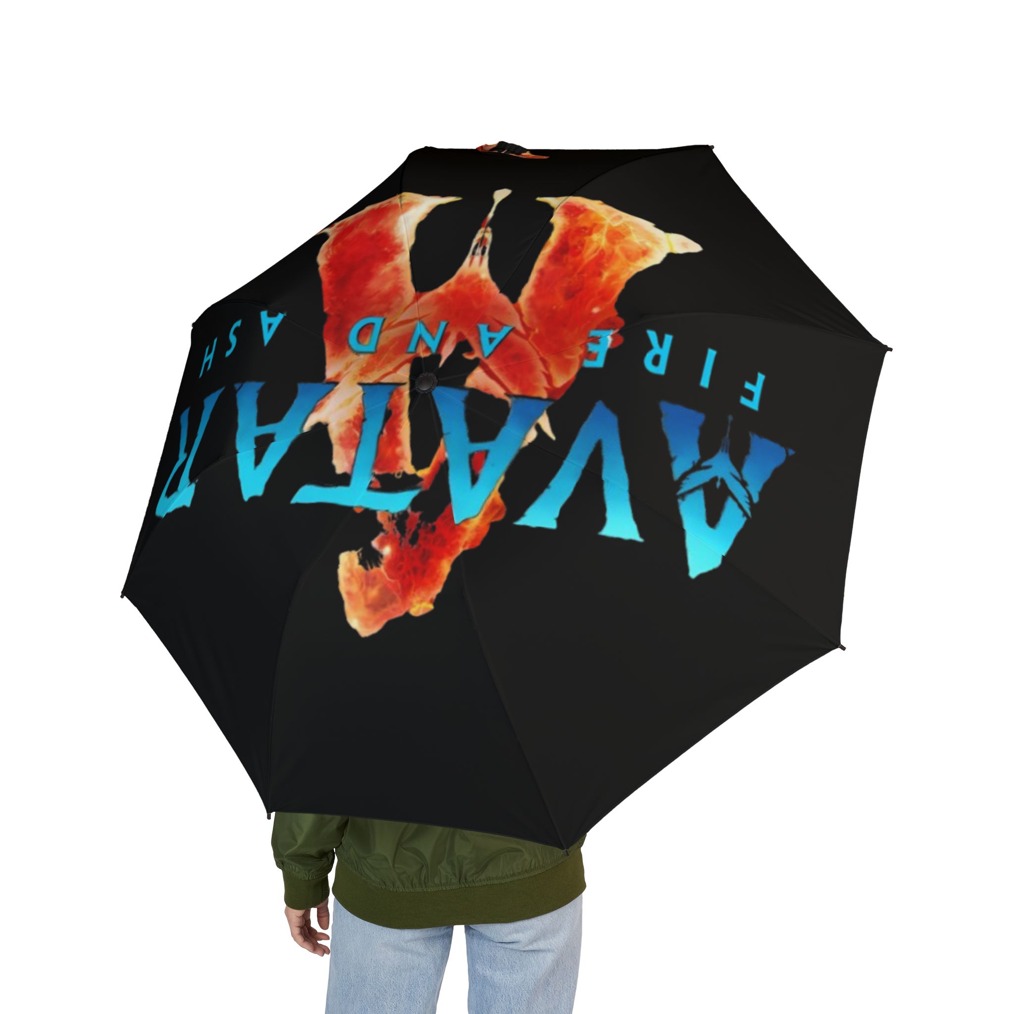 The Avatar: Fire and Ash Semi-Automatic Foldable Umbrella - Image 3