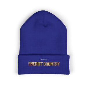 Sheriff Country Classic Cuffed Beanie (Embroidery)