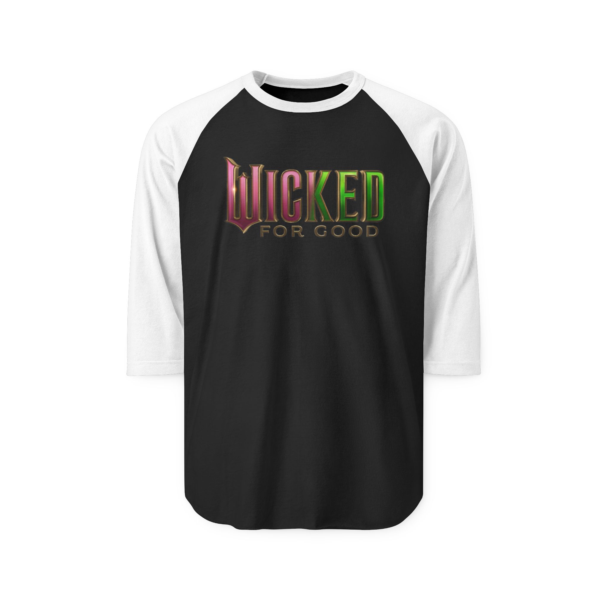 Wicked: For Good Unisex Three-Quarter Sleeve Raglan Shirt