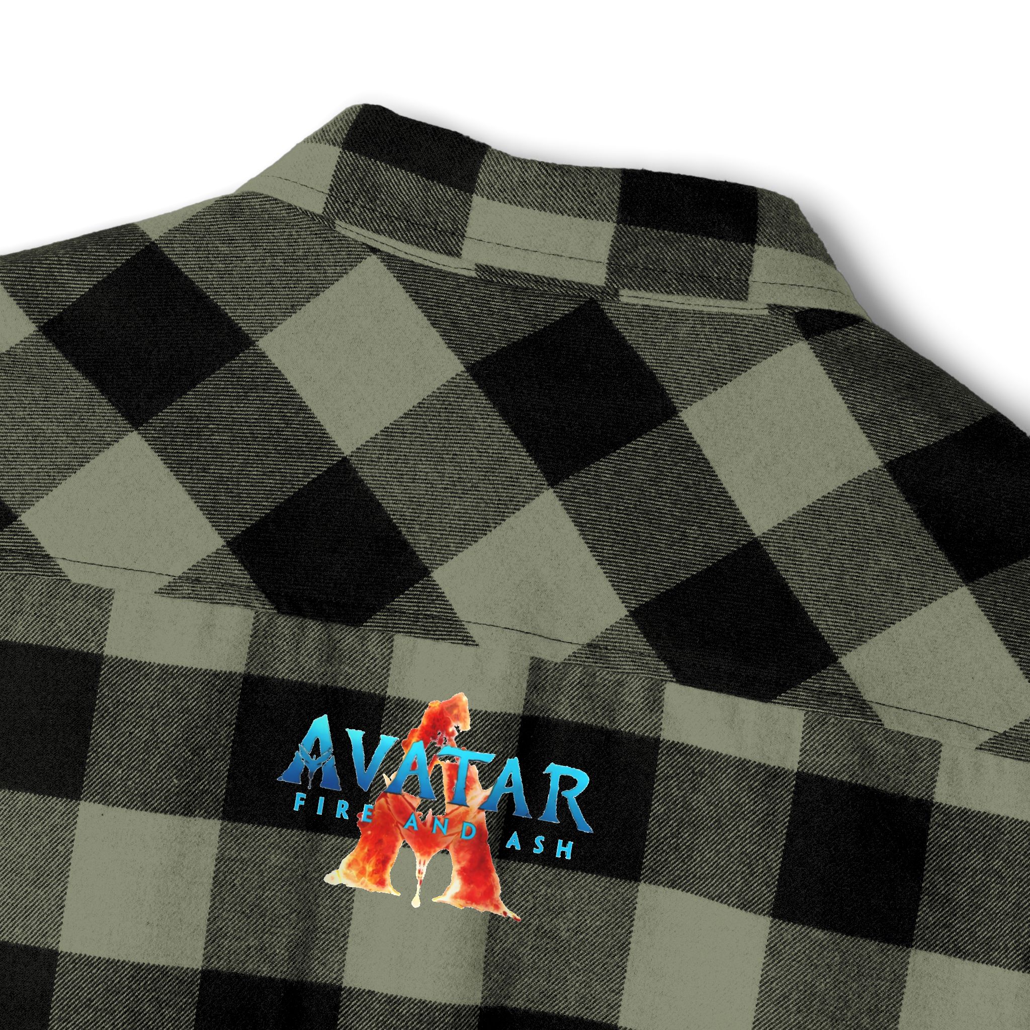 The Avatar: Fire and Ash Unisex Flannel Shirt - Image 3