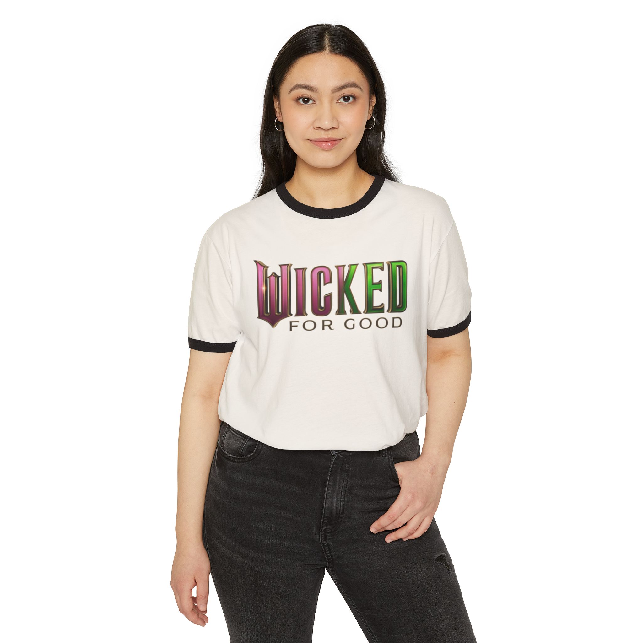 Wicked: For Good Unisex Cotton Ringer T-Shirt - Image 11