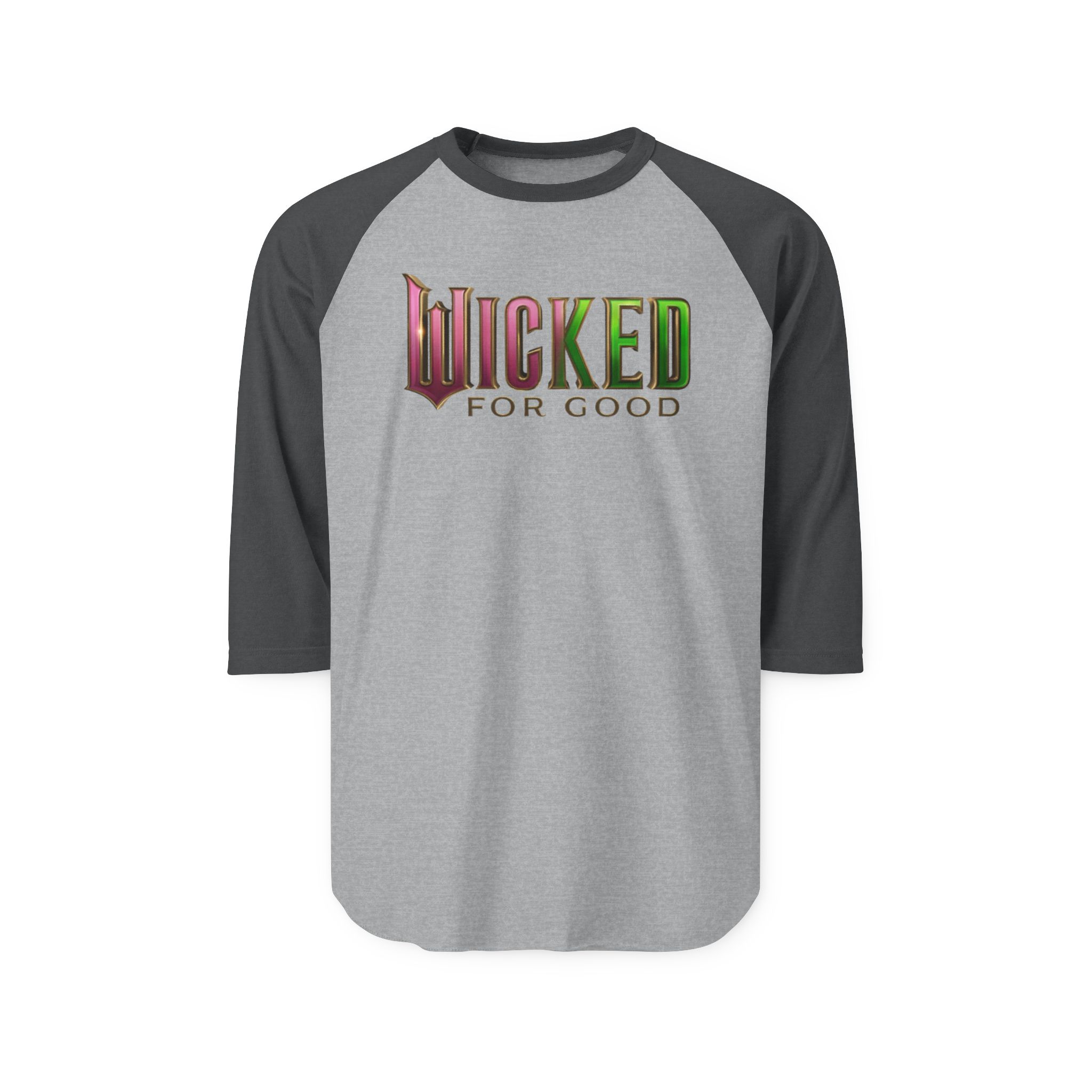 Wicked: For Good Unisex Three-Quarter Sleeve Raglan Shirt - Image 3