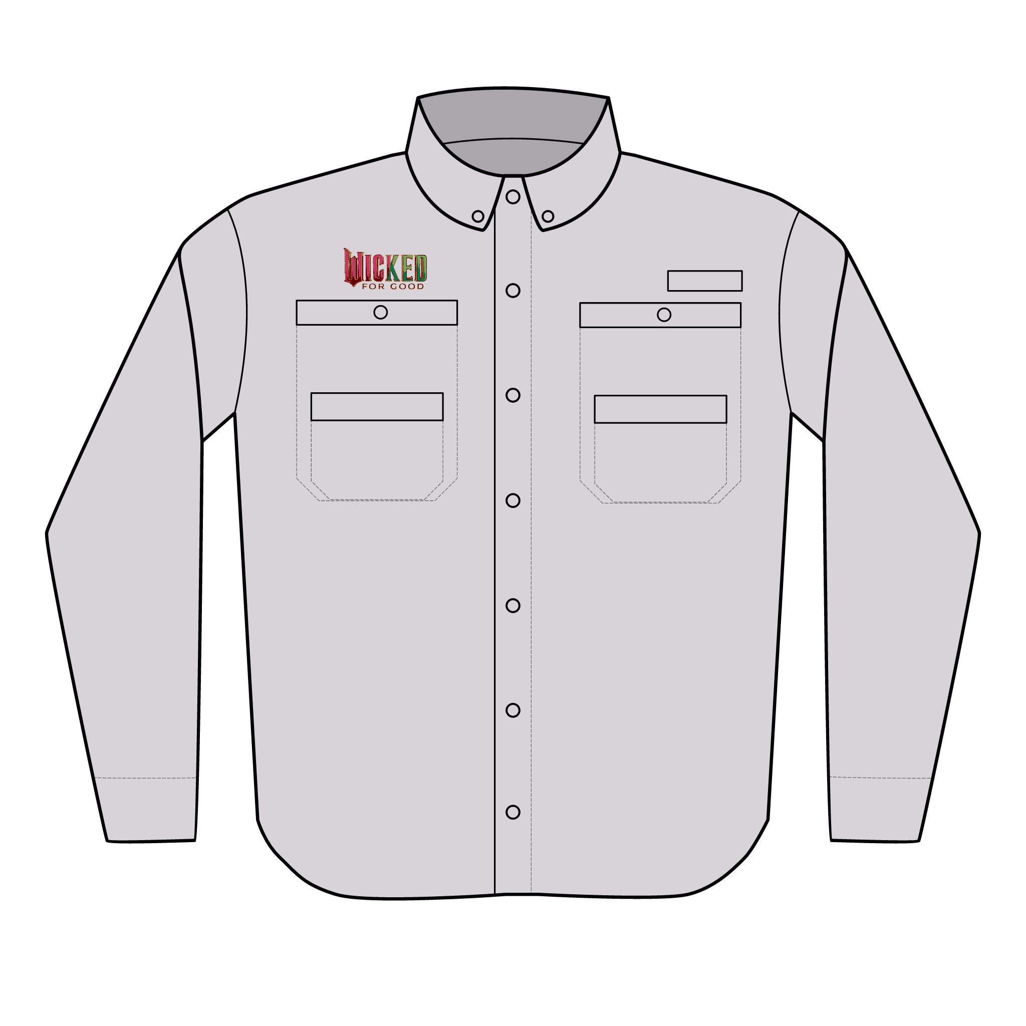 Wicked: For Good Men's Columbia PFG Tamiami™ II Shirt (Embroidery) - Image 2