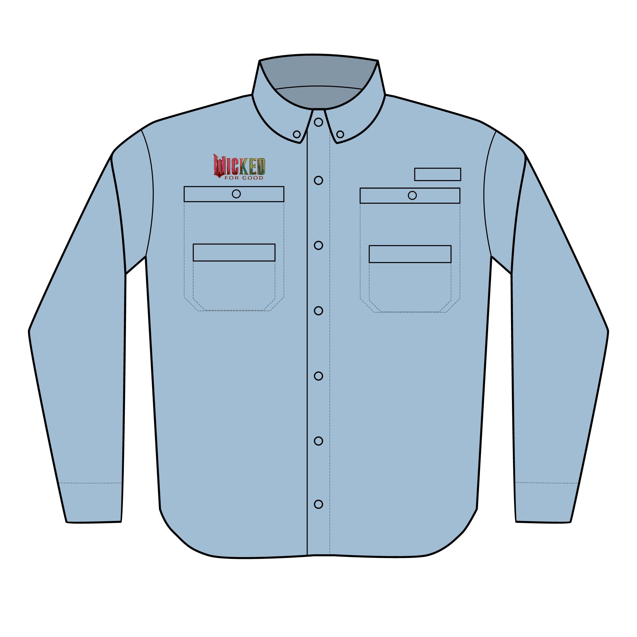 Wicked: For Good Men's Columbia PFG Tamiami™ II Shirt (Embroidery) - Image 5