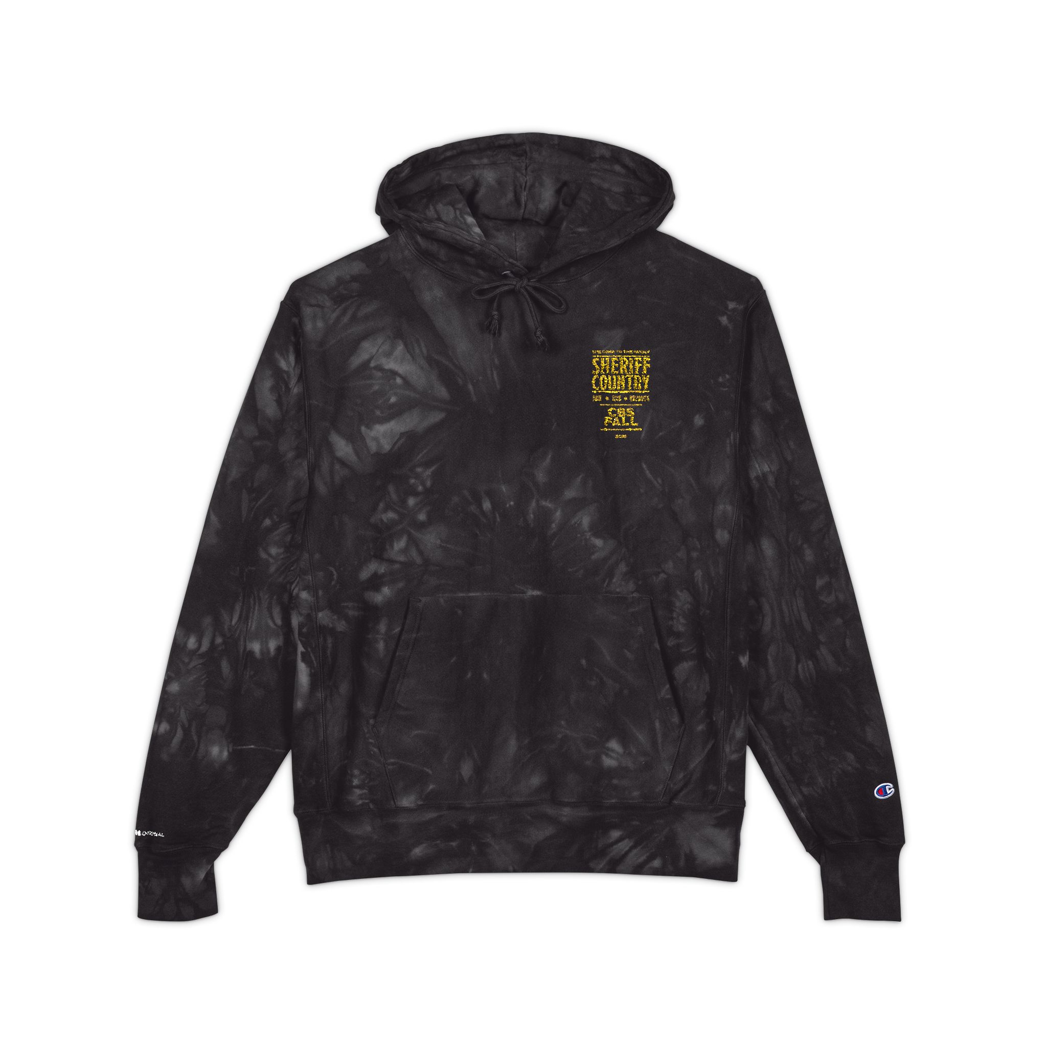 Sheriff Country Unisex Champion Tie-Dye Hoodie (Embroidery) - Image 5