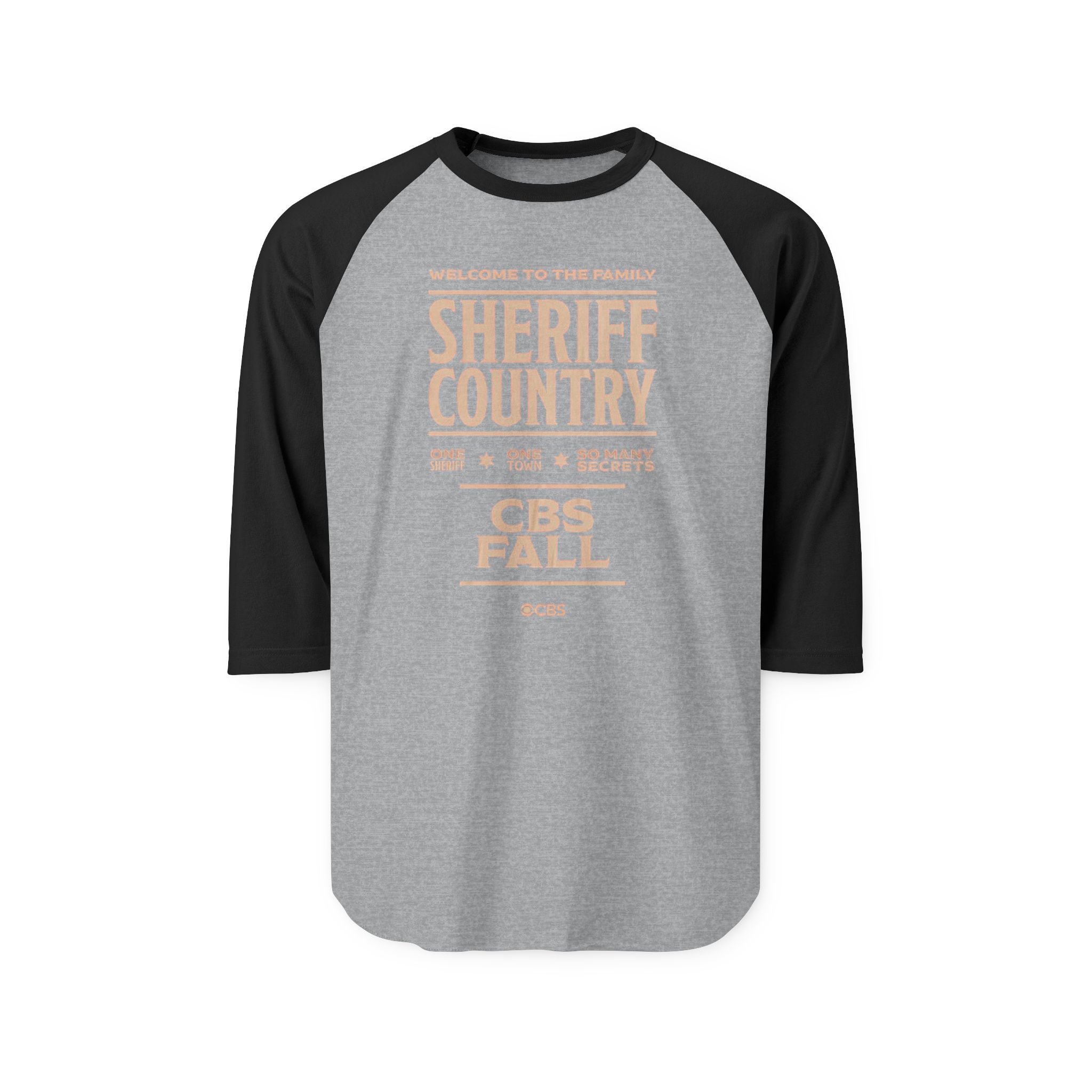 Sheriff Country Unisex Three-Quarter Sleeve Raglan Shirt - Image 5