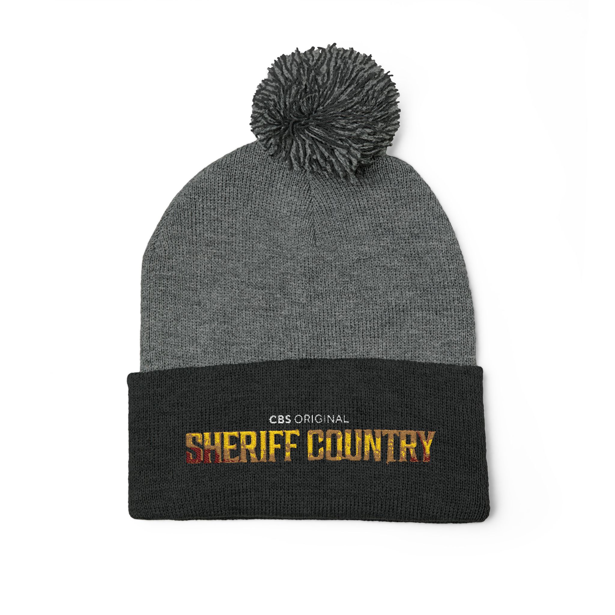 Sheriff Country Pom-Pom Knit Cap (Embroidery) - Image 15