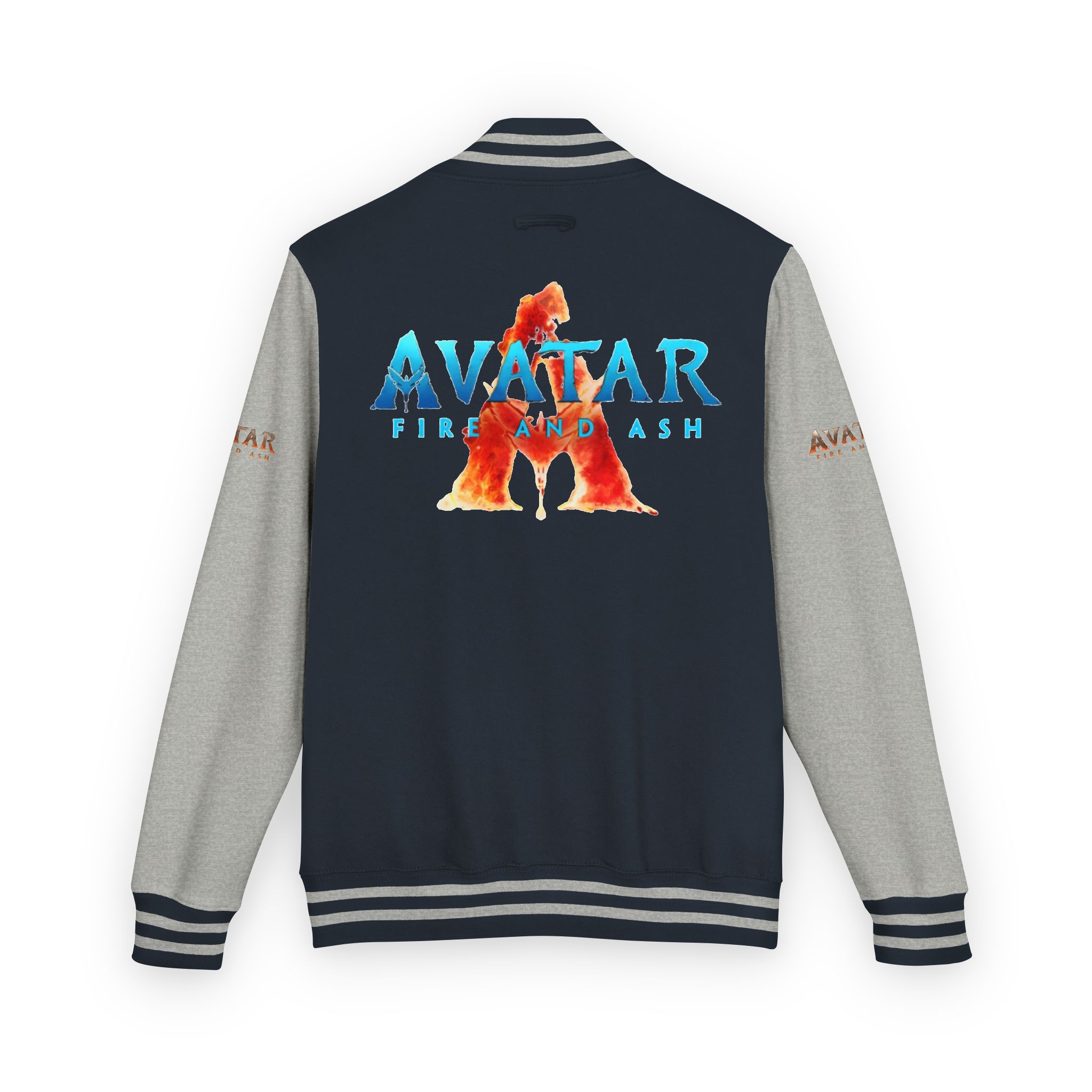 The Avatar: Fire and Ash Unisex Heavyweight Letterman Jacket - Image 2