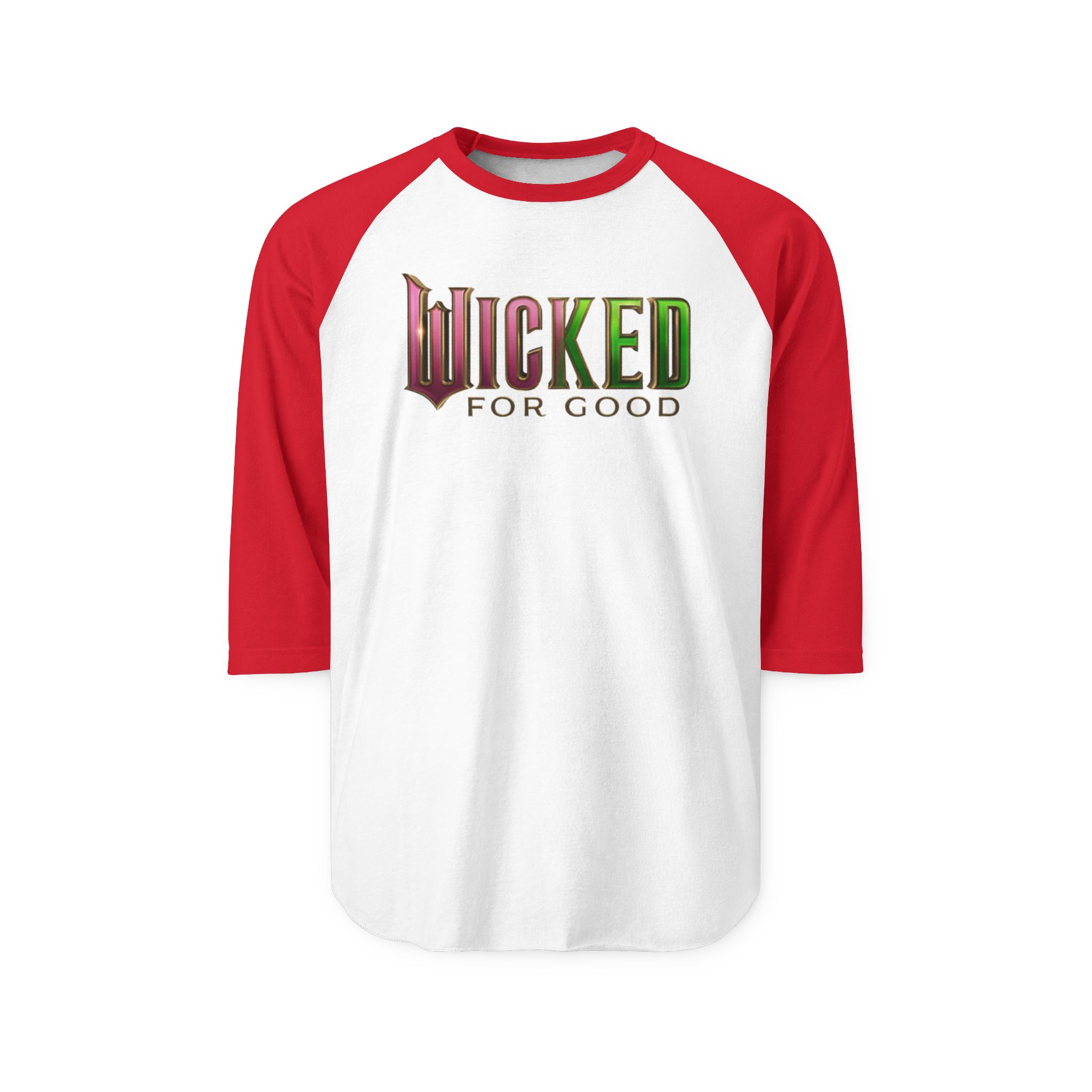 Wicked: For Good Unisex Three-Quarter Sleeve Raglan Shirt - Image 19