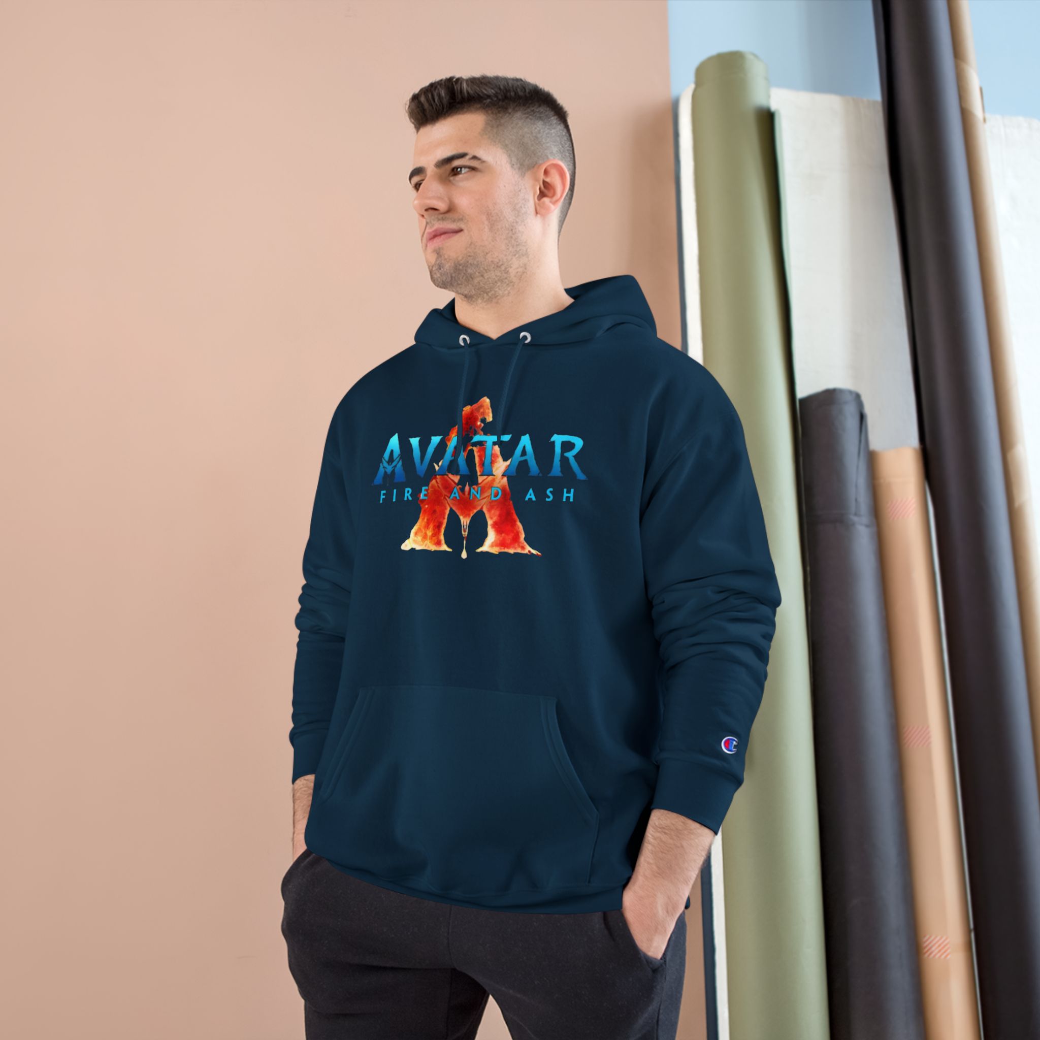 The Avatar: Fire and Ash Champion Hoodie - Image 3
