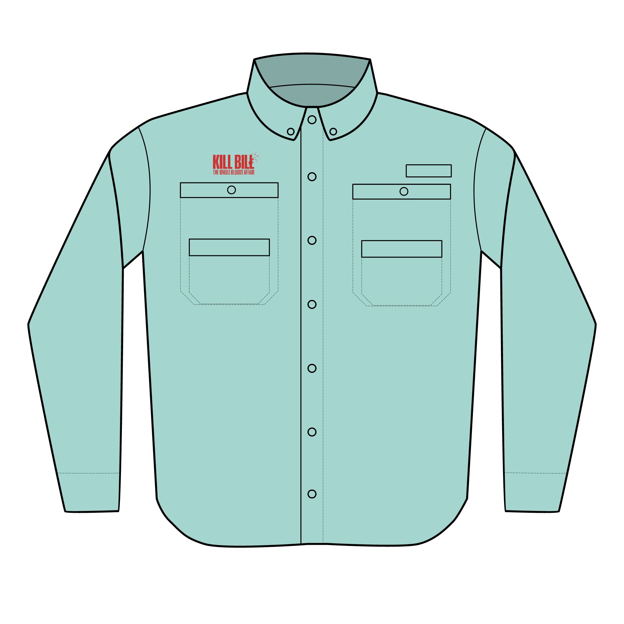 Kill Bill: The Whole Bloody Affair Men's Columbia PFG Tamiami™ II Shirt (Embroidery) - Image 4