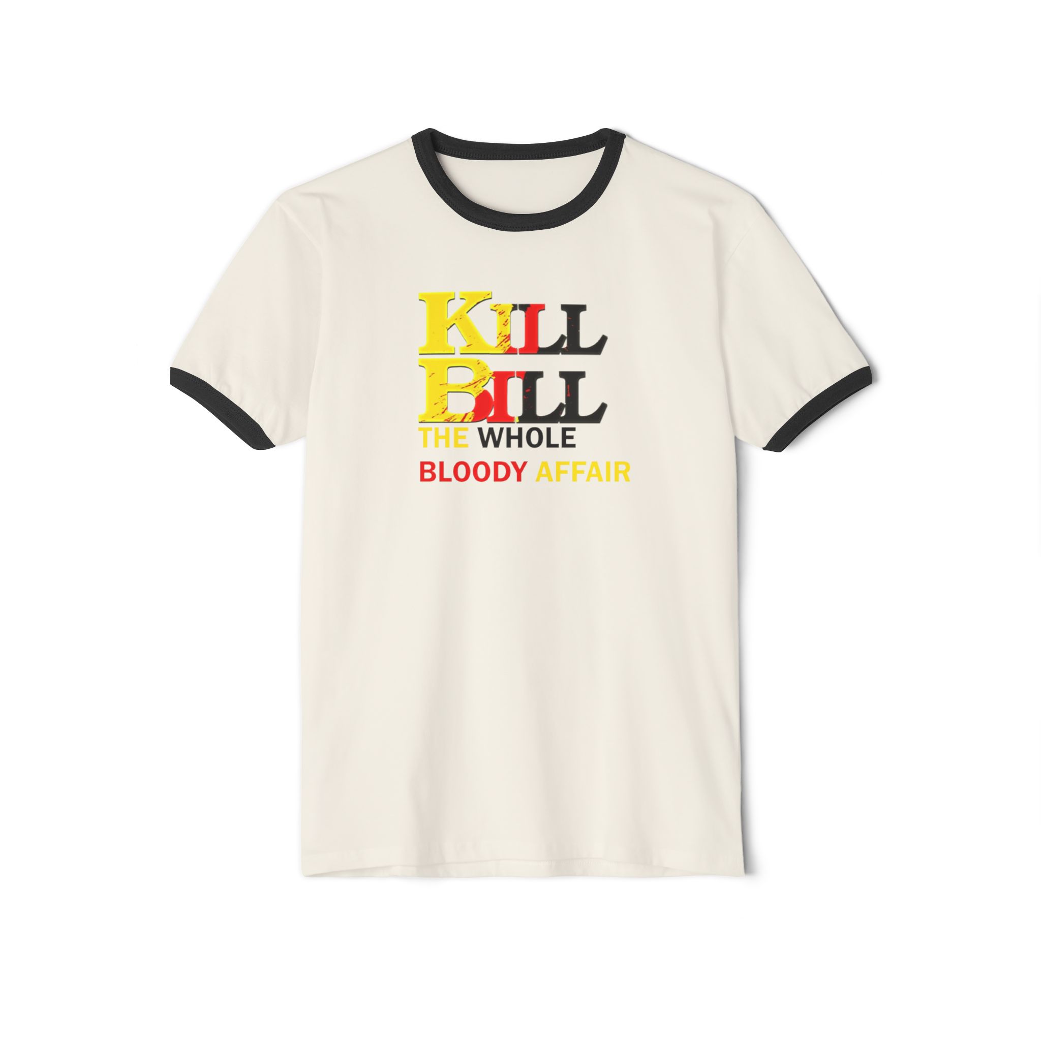 Kill Bill: The Whole Bloody Affair Unisex Cotton Ringer T-Shirt - Image 9