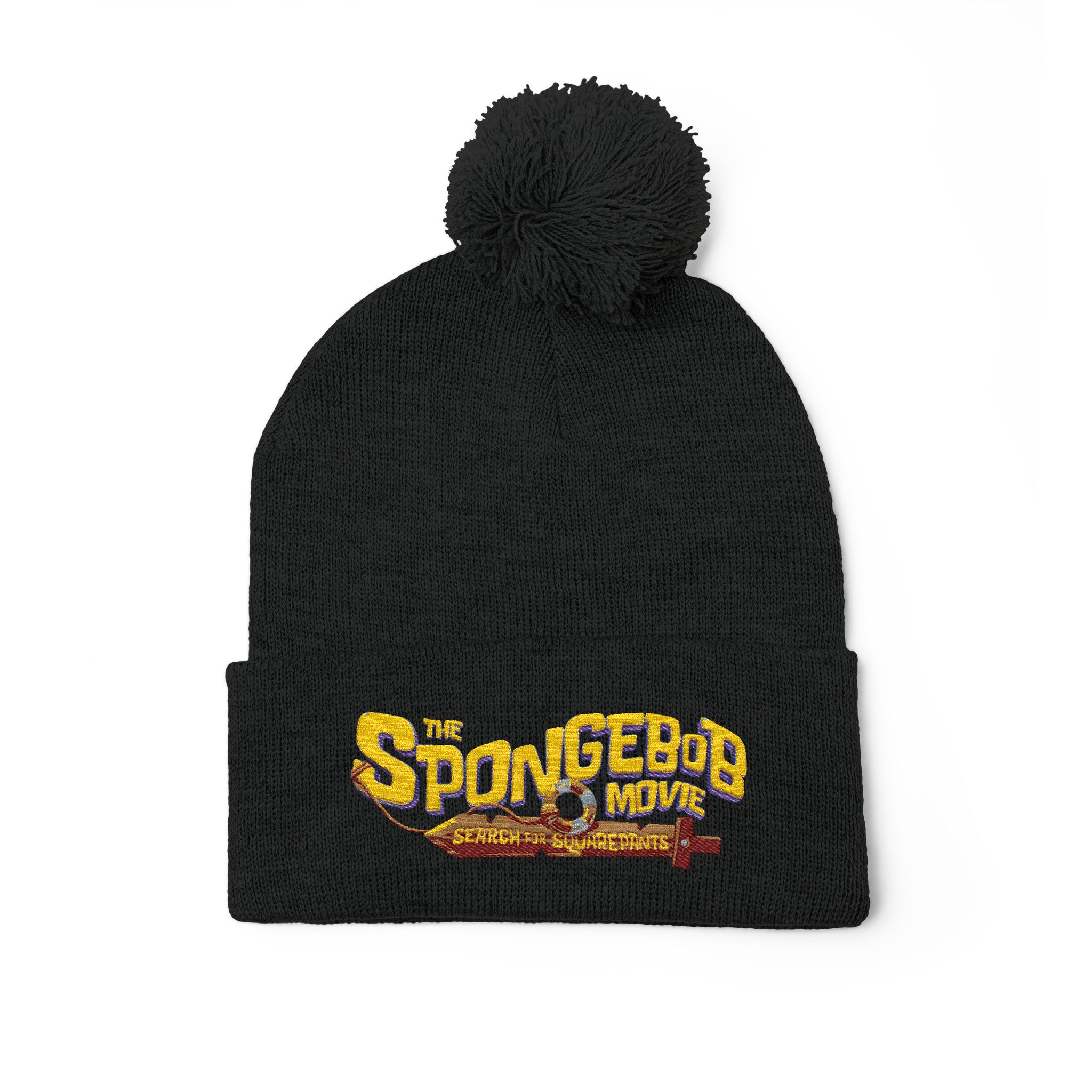 The SpongeBob Movie: Search for SquarePants Pom-Pom Knit Cap (Embroidery) - Image 27