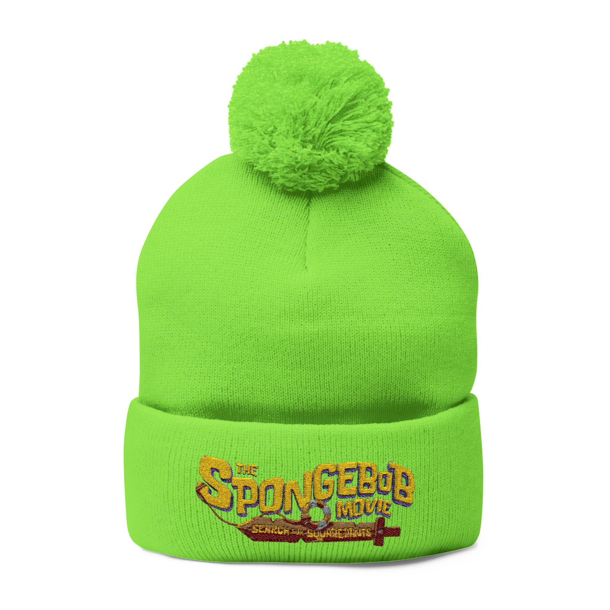 The SpongeBob Movie: Search for SquarePants Pom-Pom Knit Cap (Embroidery) - Image 21