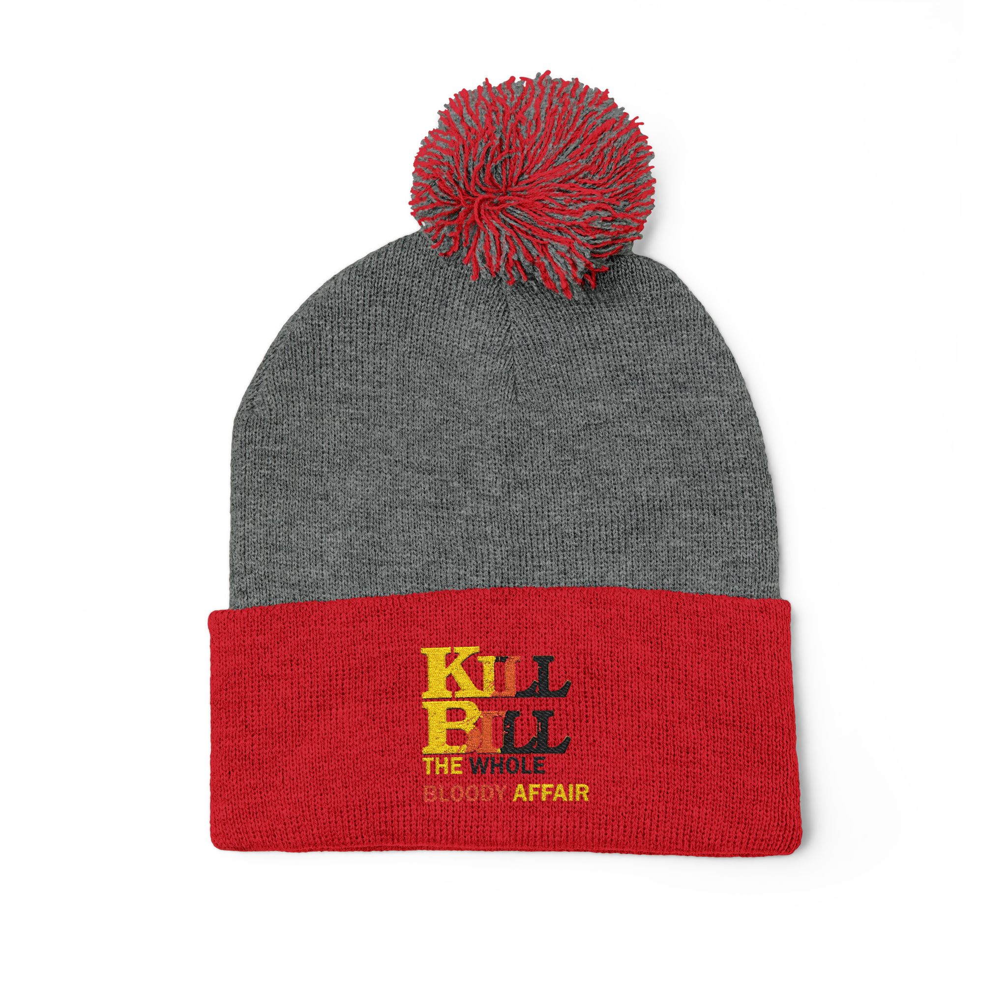 Kill Bill: The Whole Bloody Affair Pom-Pom Knit Cap (Embroidery) - Image 3