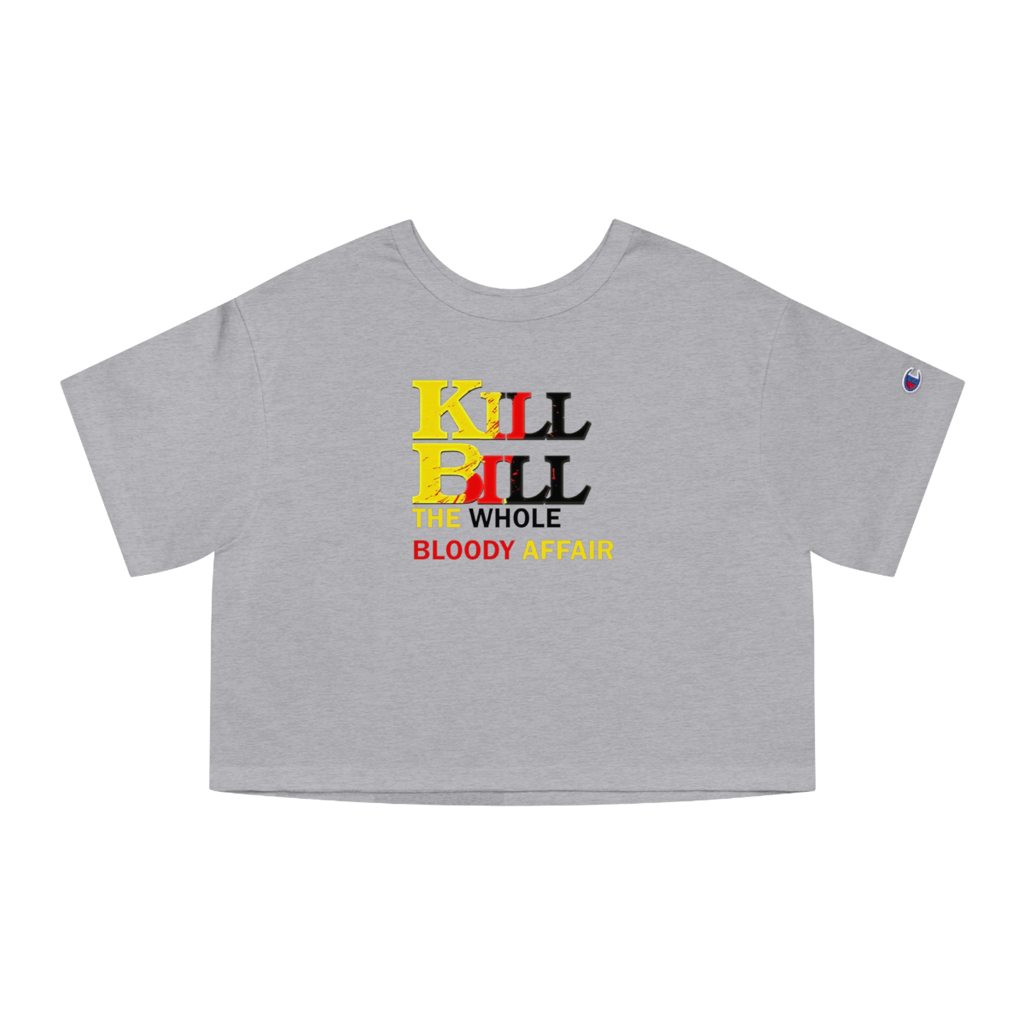 Kill Bill: The Whole Bloody Affair Champion Women's Heritage Cropped T-Shirt - Image 4