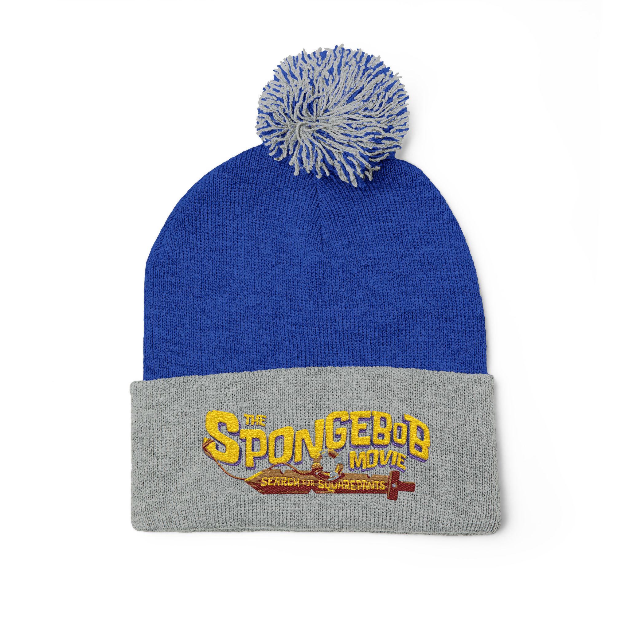 The SpongeBob Movie: Search for SquarePants Pom-Pom Knit Cap (Embroidery) - Image 7