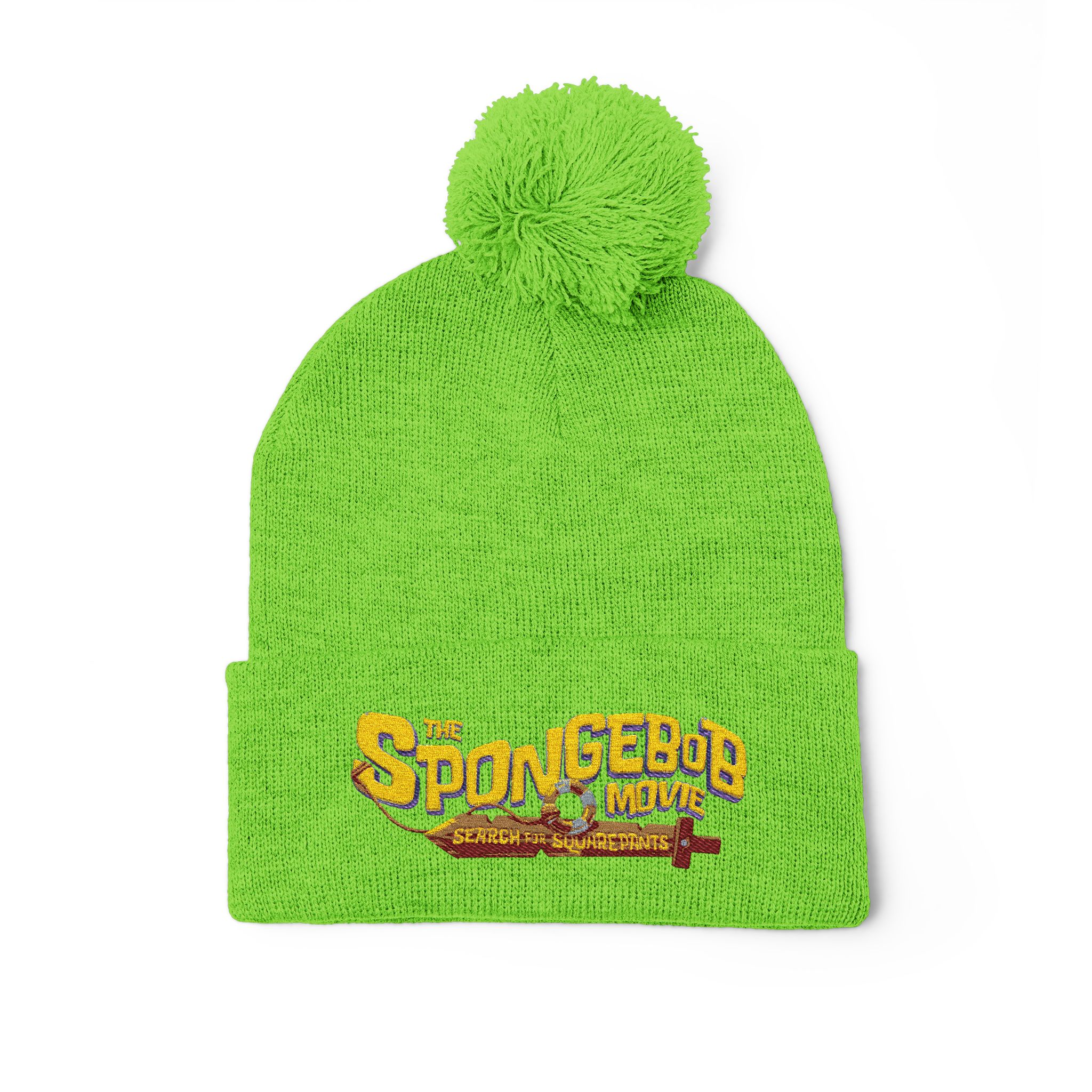 The SpongeBob Movie: Search for SquarePants Pom-Pom Knit Cap (Embroidery) - Image 23