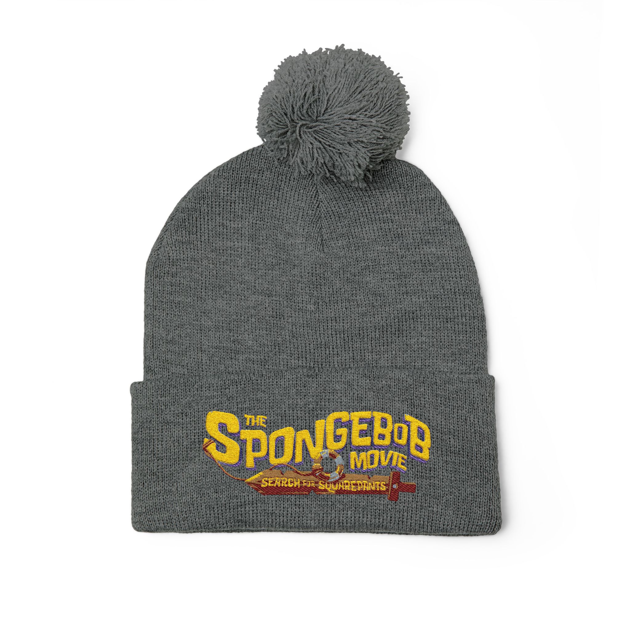 The SpongeBob Movie: Search for SquarePants Pom-Pom Knit Cap (Embroidery) - Image 35