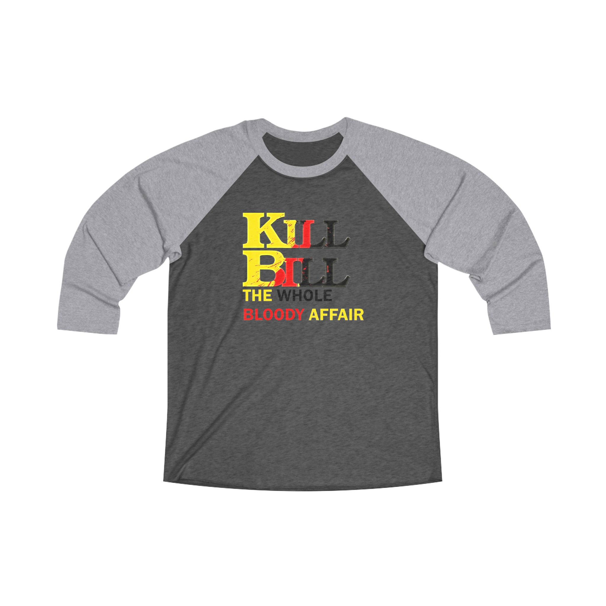 Kill Bill: The Whole Bloody Affair Unisex Tri-Blend 3/4 Raglan Tee