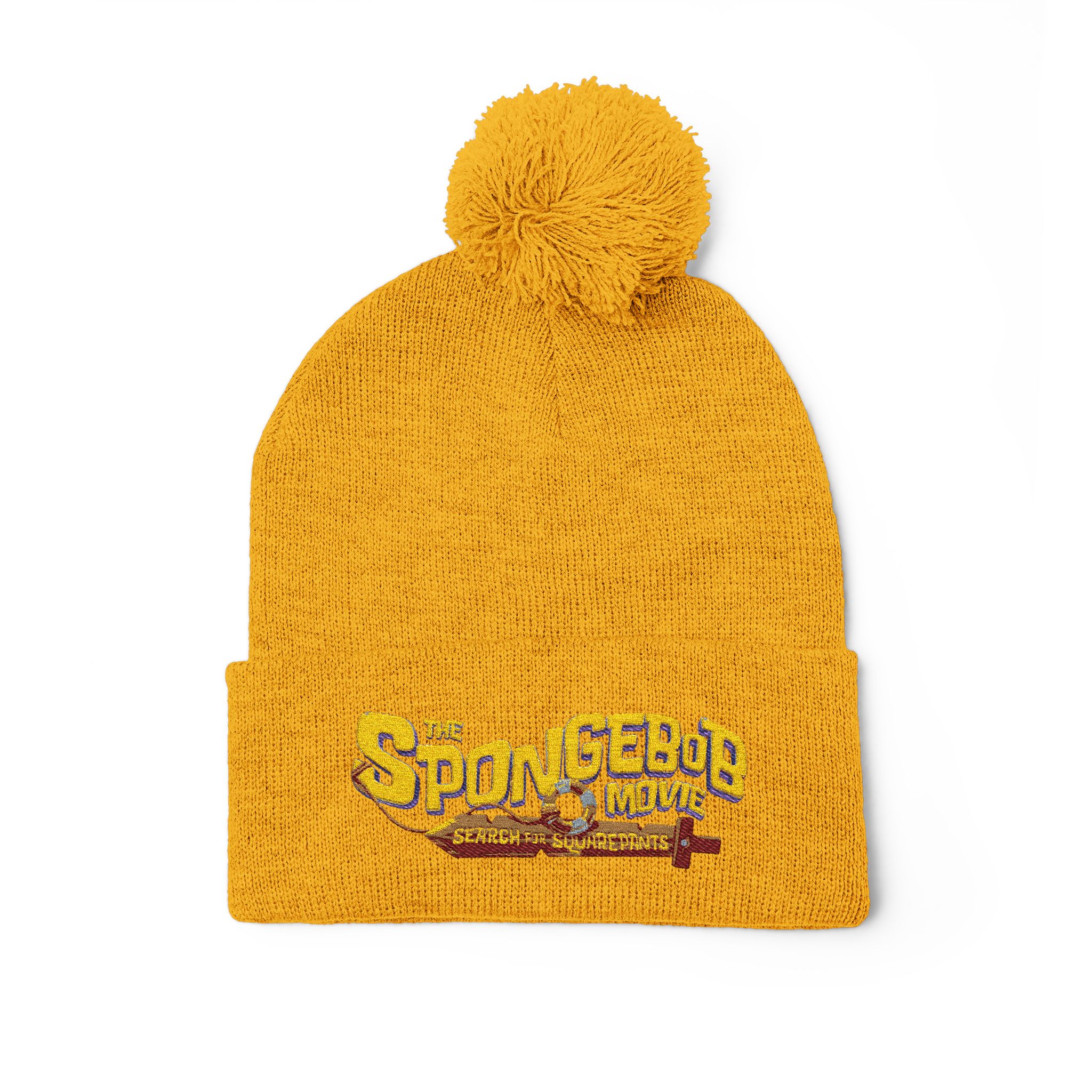 The SpongeBob Movie: Search for SquarePants Pom-Pom Knit Cap (Embroidery) - Image 19