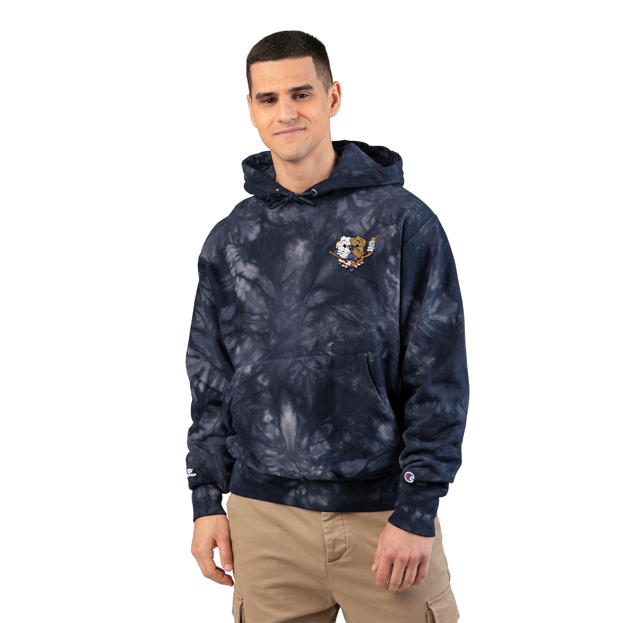 Shoresy Unisex Champion Tie-Dye Hoodie (Embroidery) - Image 11