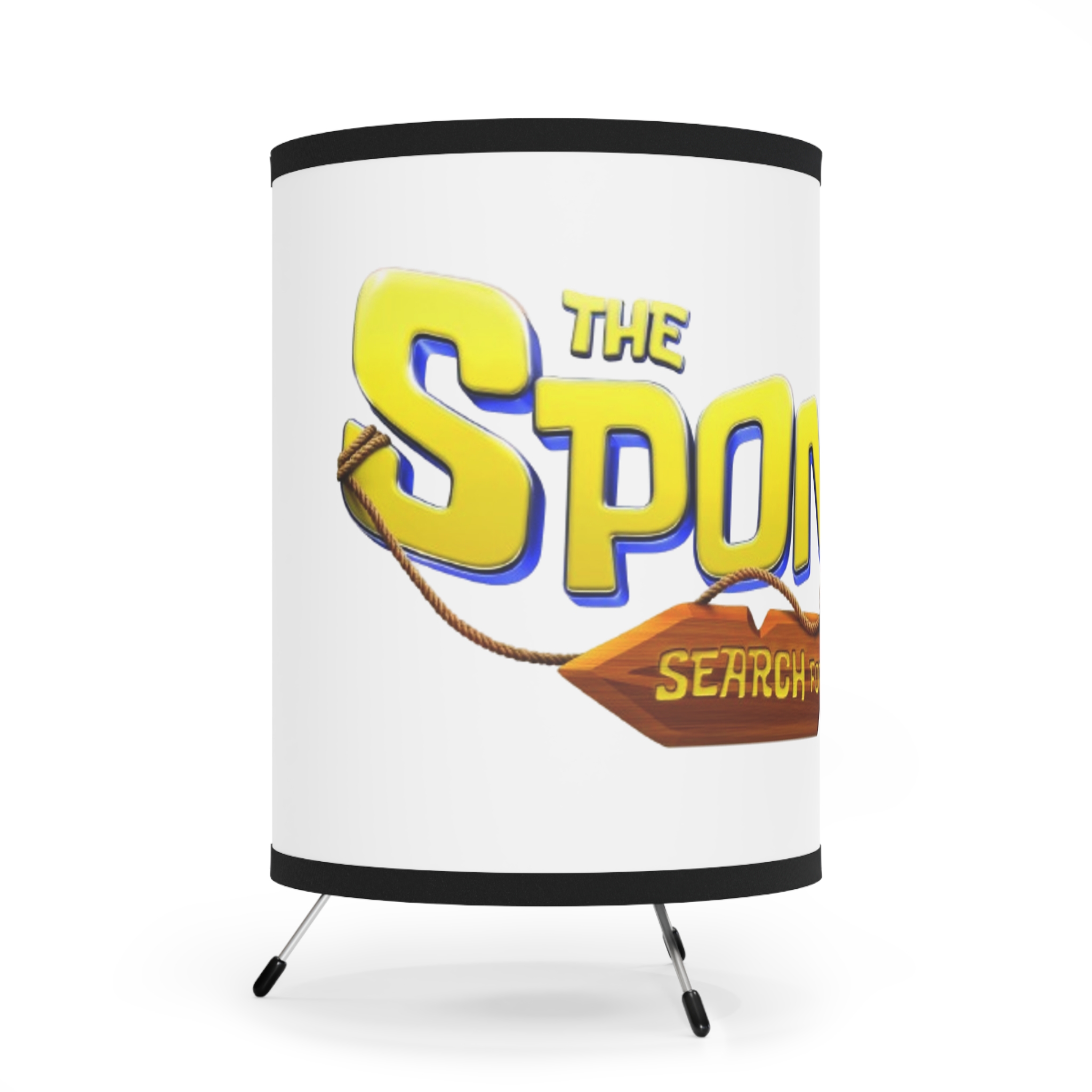 The SpongeBob Movie: Search for SquarePants Tripod Lamp with High-Res Printed Shade, USCA plug - Image 2