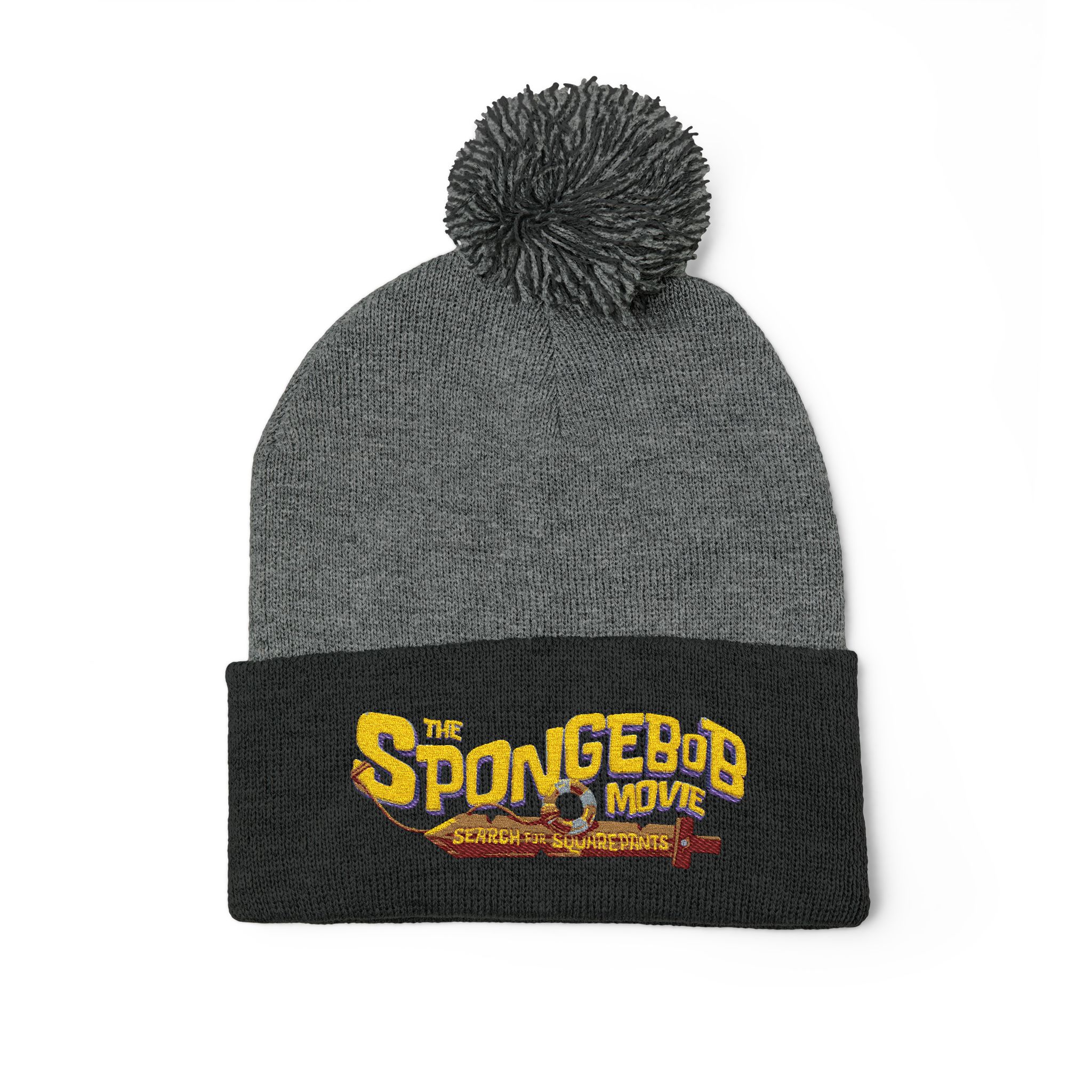 The SpongeBob Movie: Search for SquarePants Pom-Pom Knit Cap (Embroidery) - Image 11