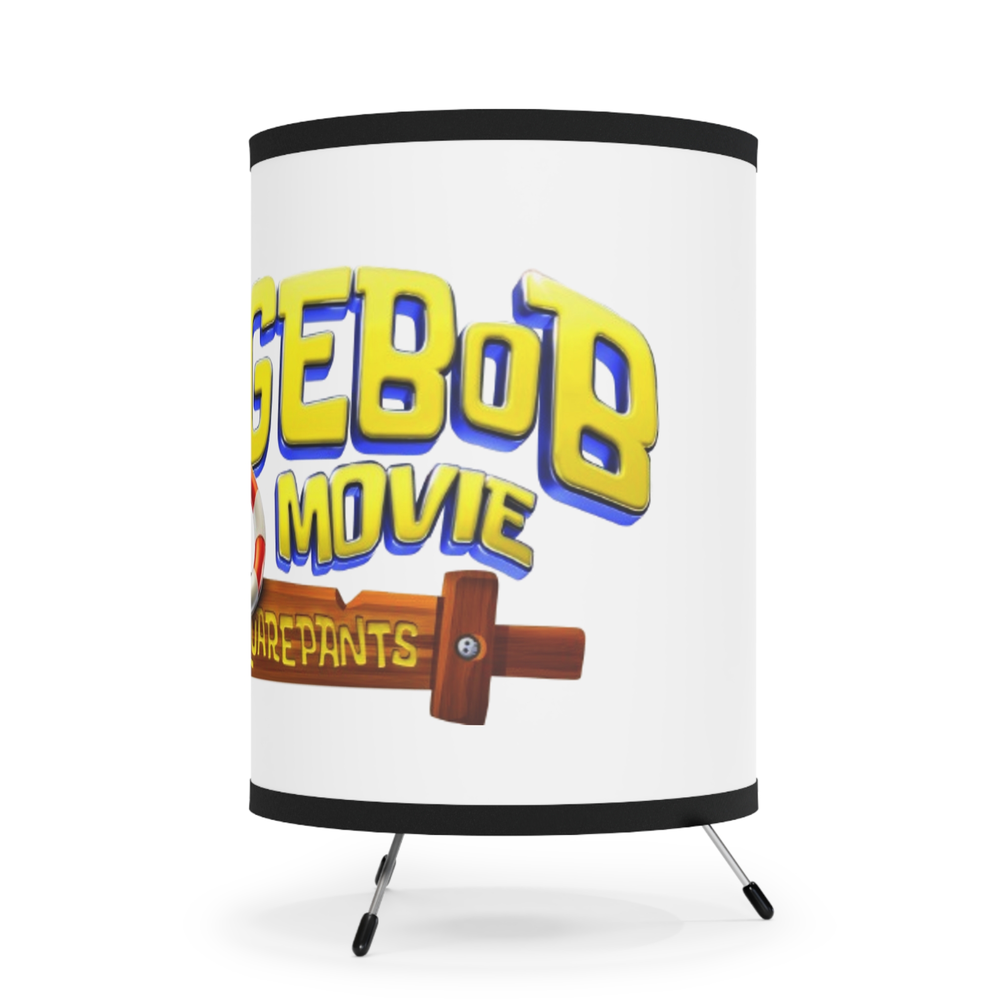 The SpongeBob Movie: Search for SquarePants Tripod Lamp with High-Res Printed Shade, USCA plug - Image 4