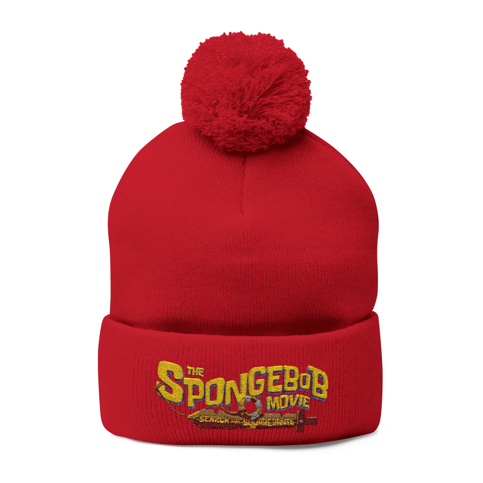 The SpongeBob Movie: Search for SquarePants Pom-Pom Knit Cap (Embroidery) - Image 37