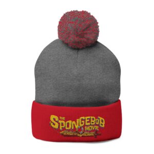 The SpongeBob Movie: Search for SquarePants Pom-Pom Knit Cap (Embroidery)