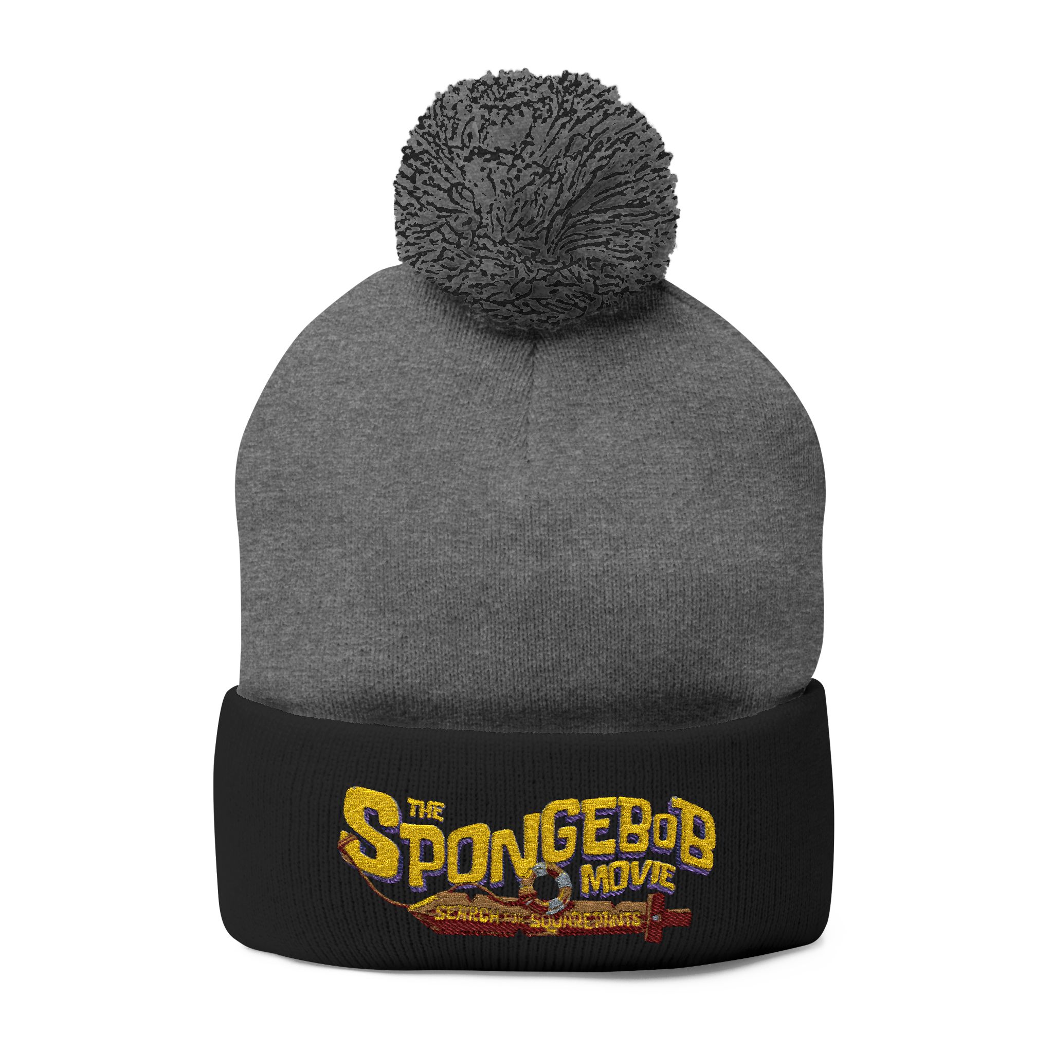 The SpongeBob Movie: Search for SquarePants Pom-Pom Knit Cap (Embroidery) - Image 9