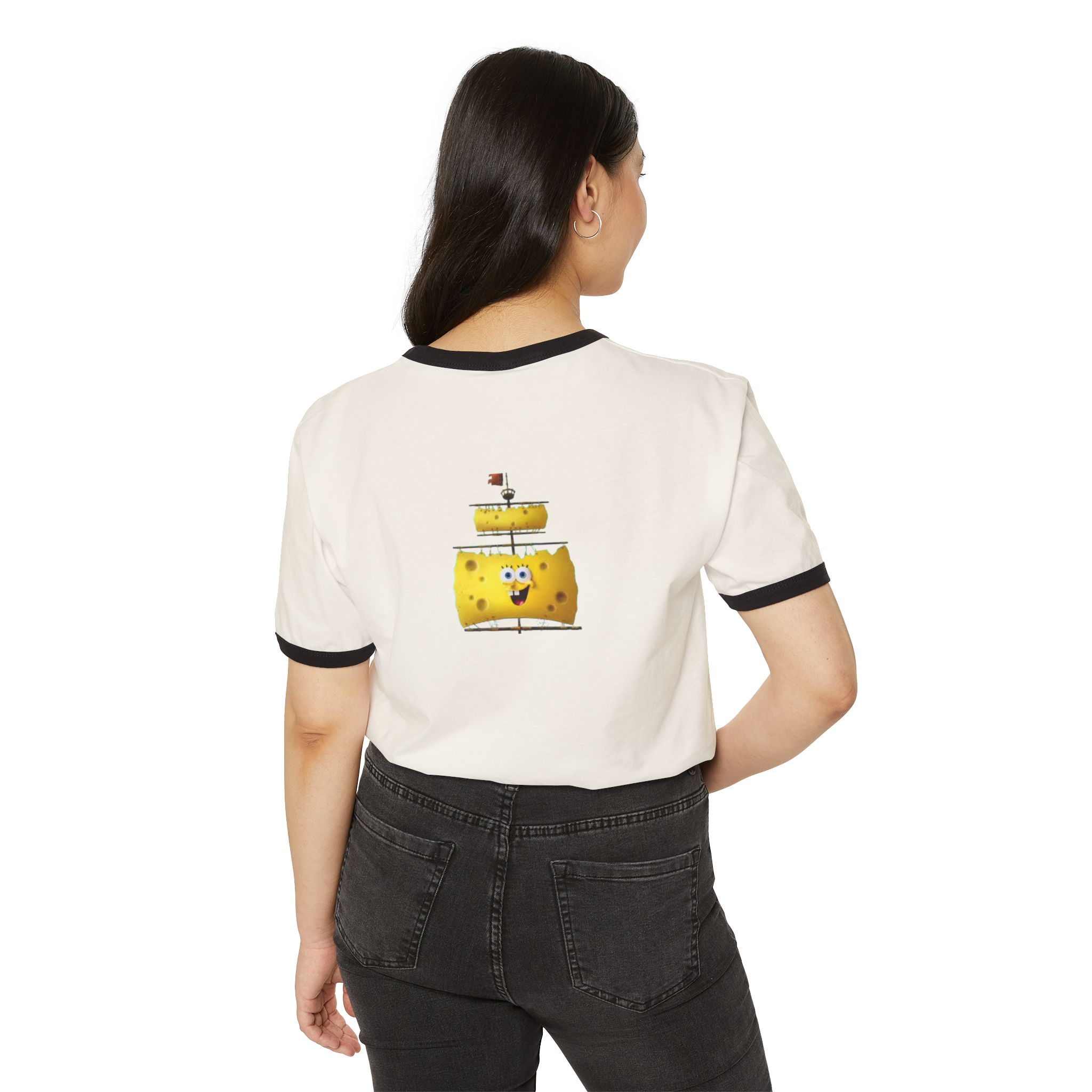 The SpongeBob Movie: Search for SquarePants Unisex Cotton Ringer T-Shirt - Image 12