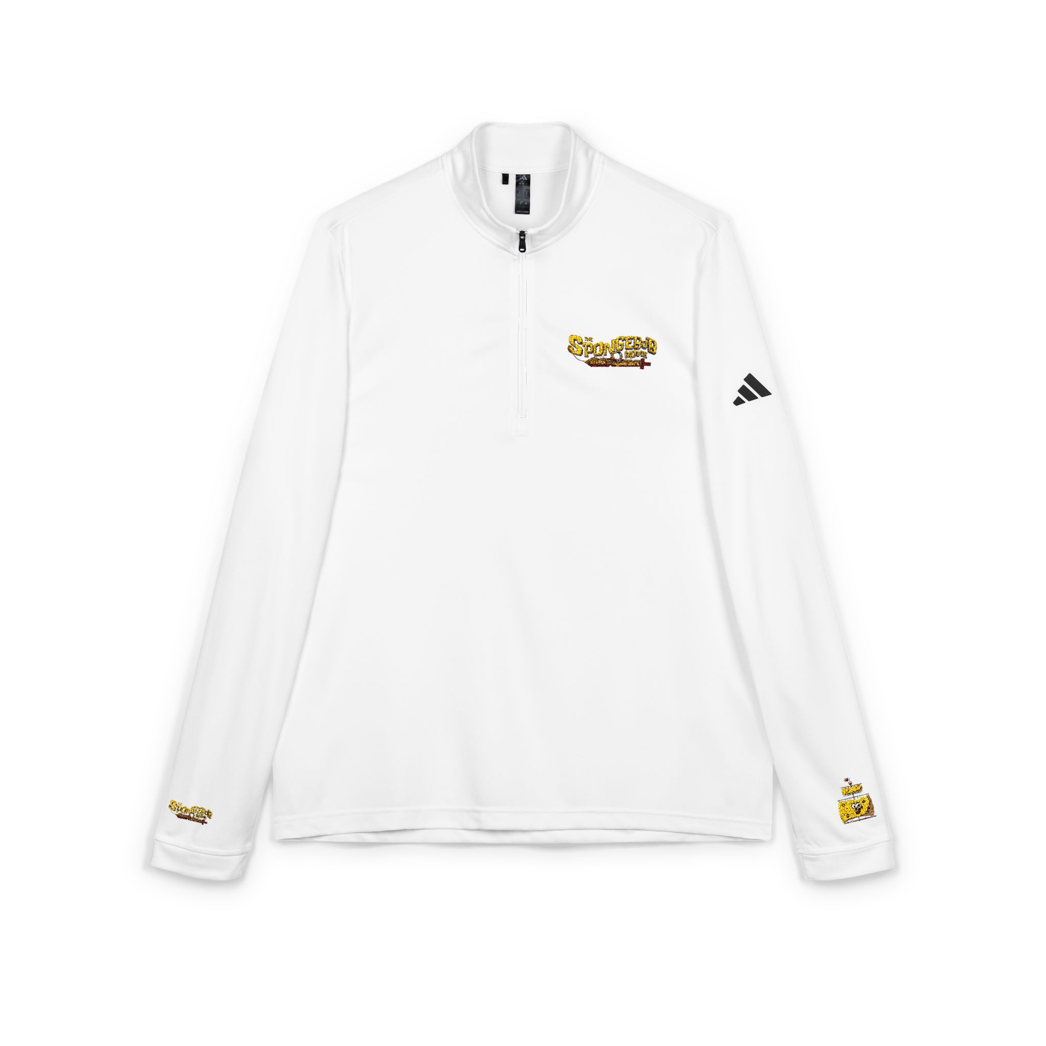 The SpongeBob Movie: Search for SquarePants adidas® Quarter-Zip Pullover (Embroidery) - Image 3