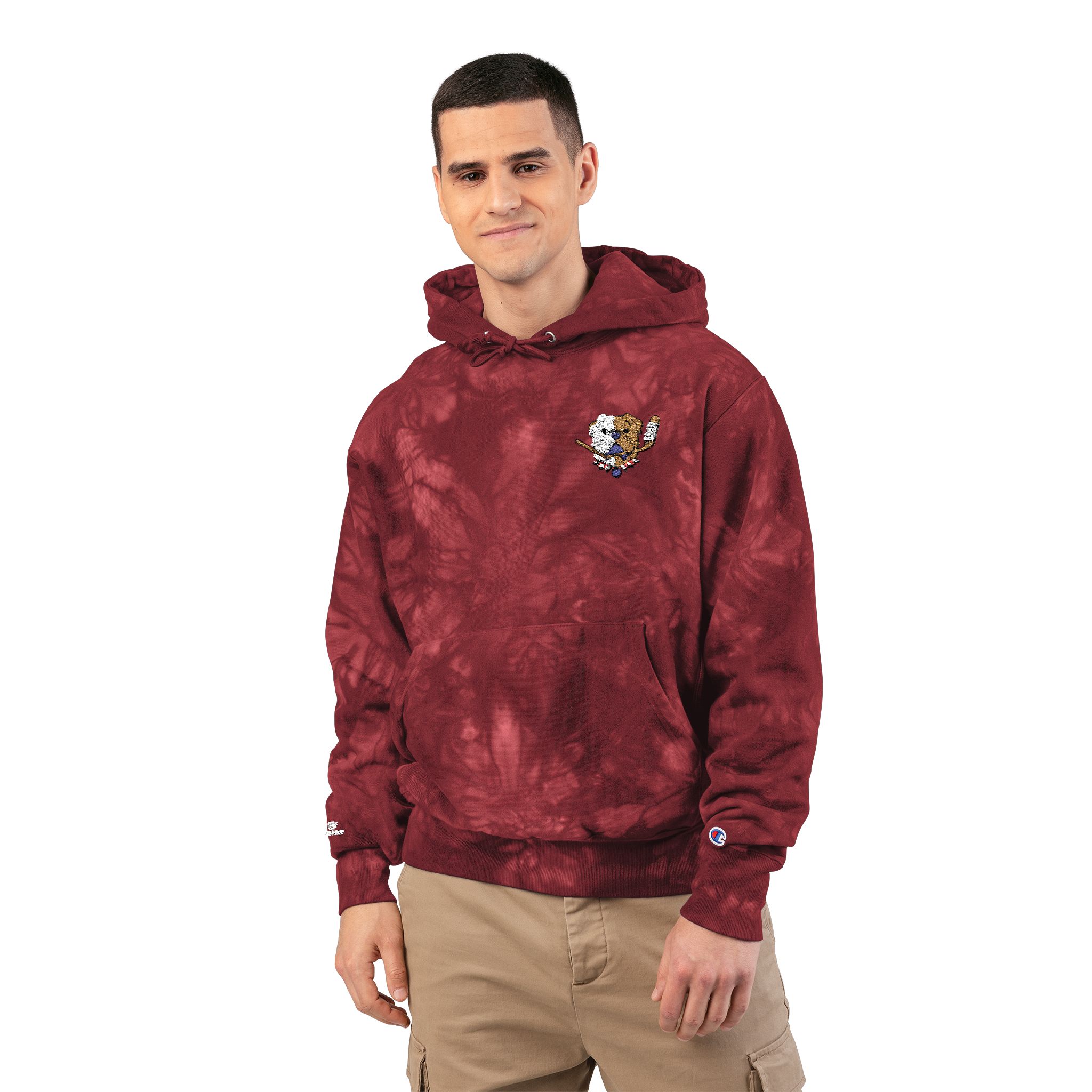 Shoresy Unisex Champion Tie-Dye Hoodie (Embroidery) - Image 7