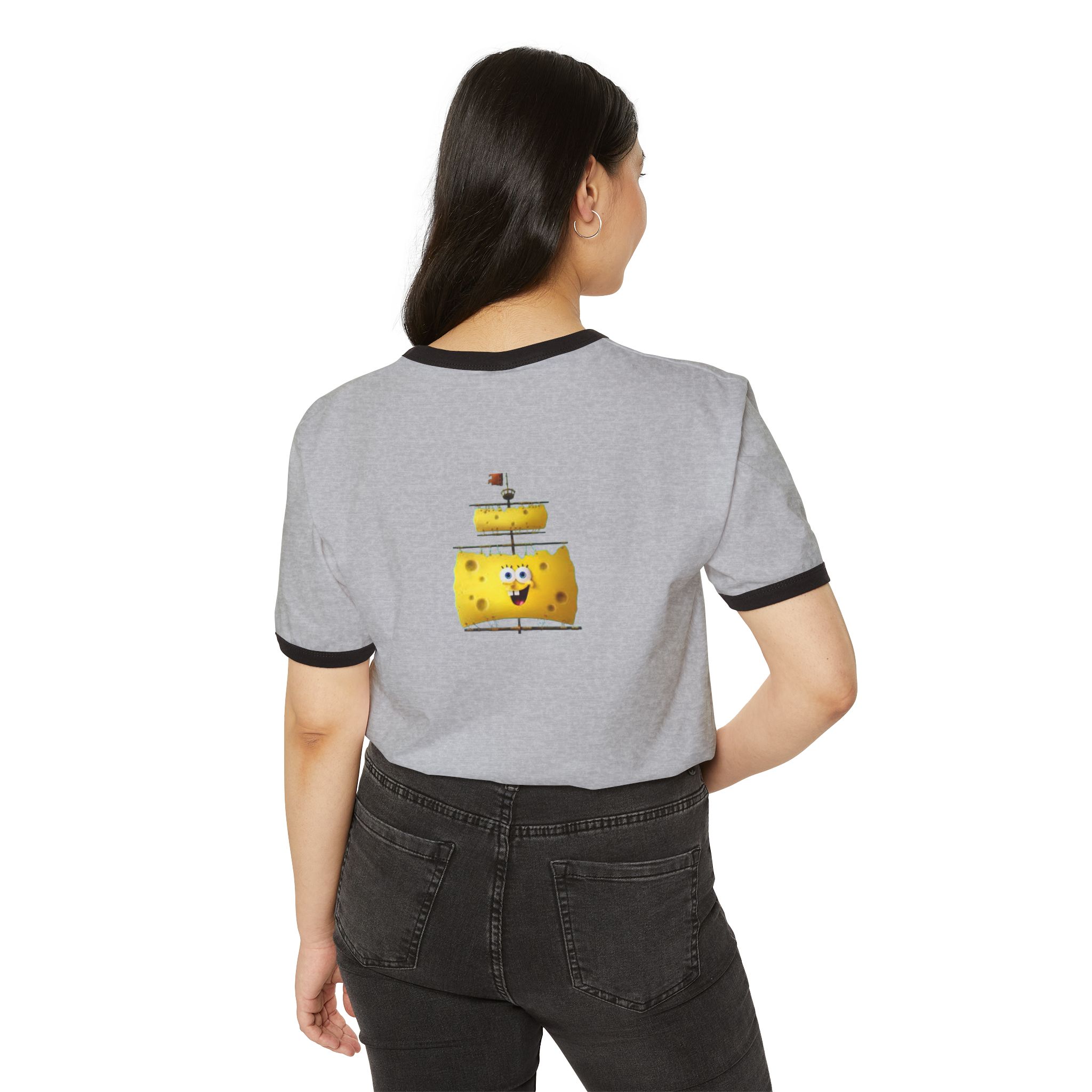 The SpongeBob Movie: Search for SquarePants Unisex Cotton Ringer T-Shirt - Image 8