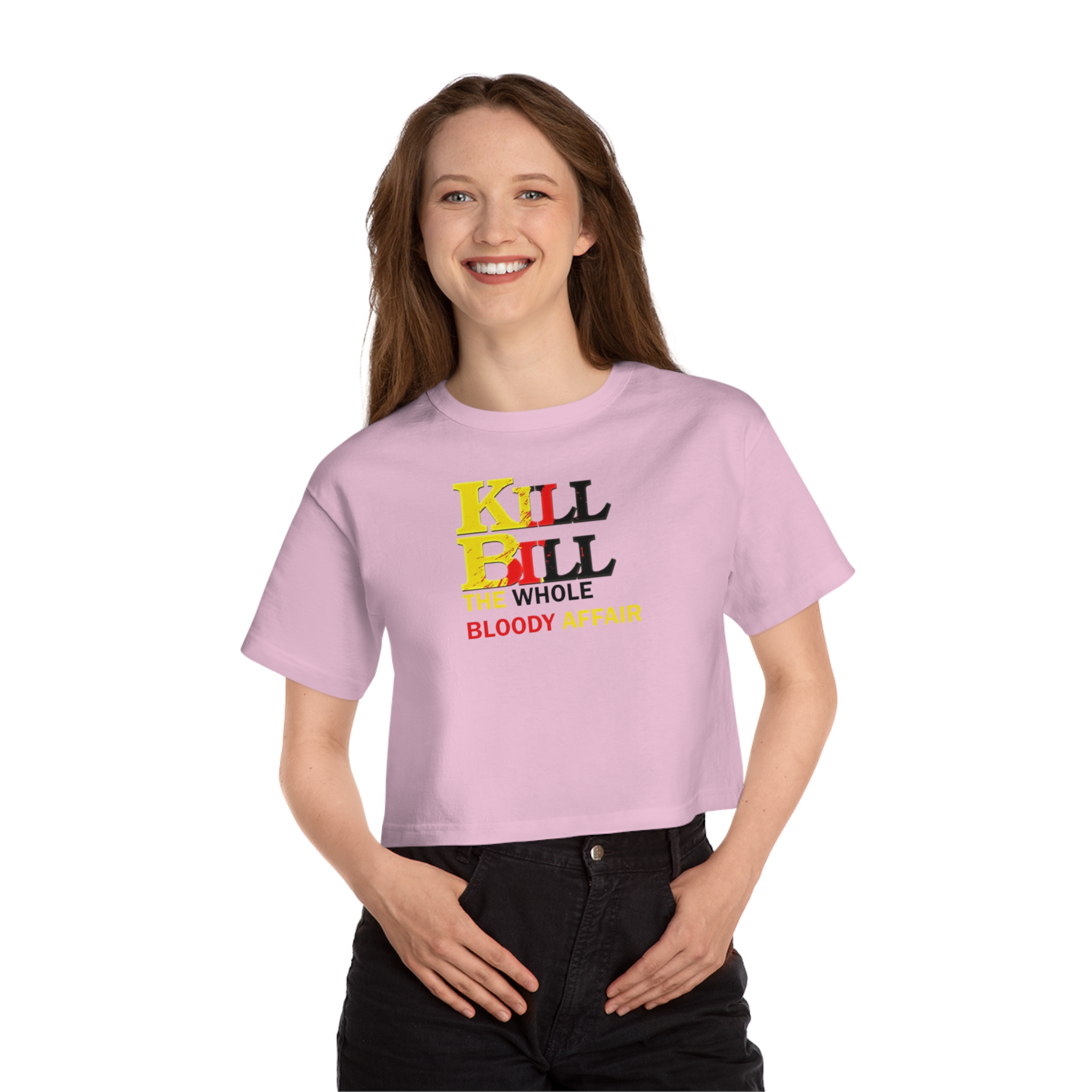 Kill Bill: The Whole Bloody Affair Champion Women's Heritage Cropped T-Shirt - Image 9