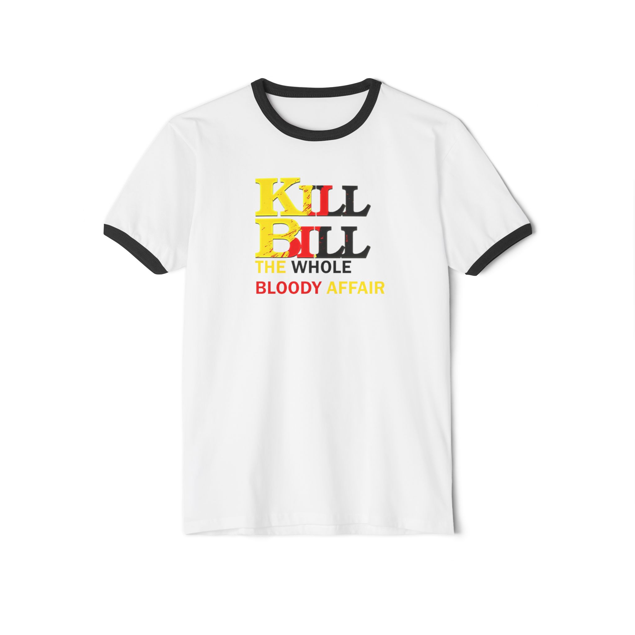 Kill Bill: The Whole Bloody Affair Unisex Cotton Ringer T-Shirt - Image 13