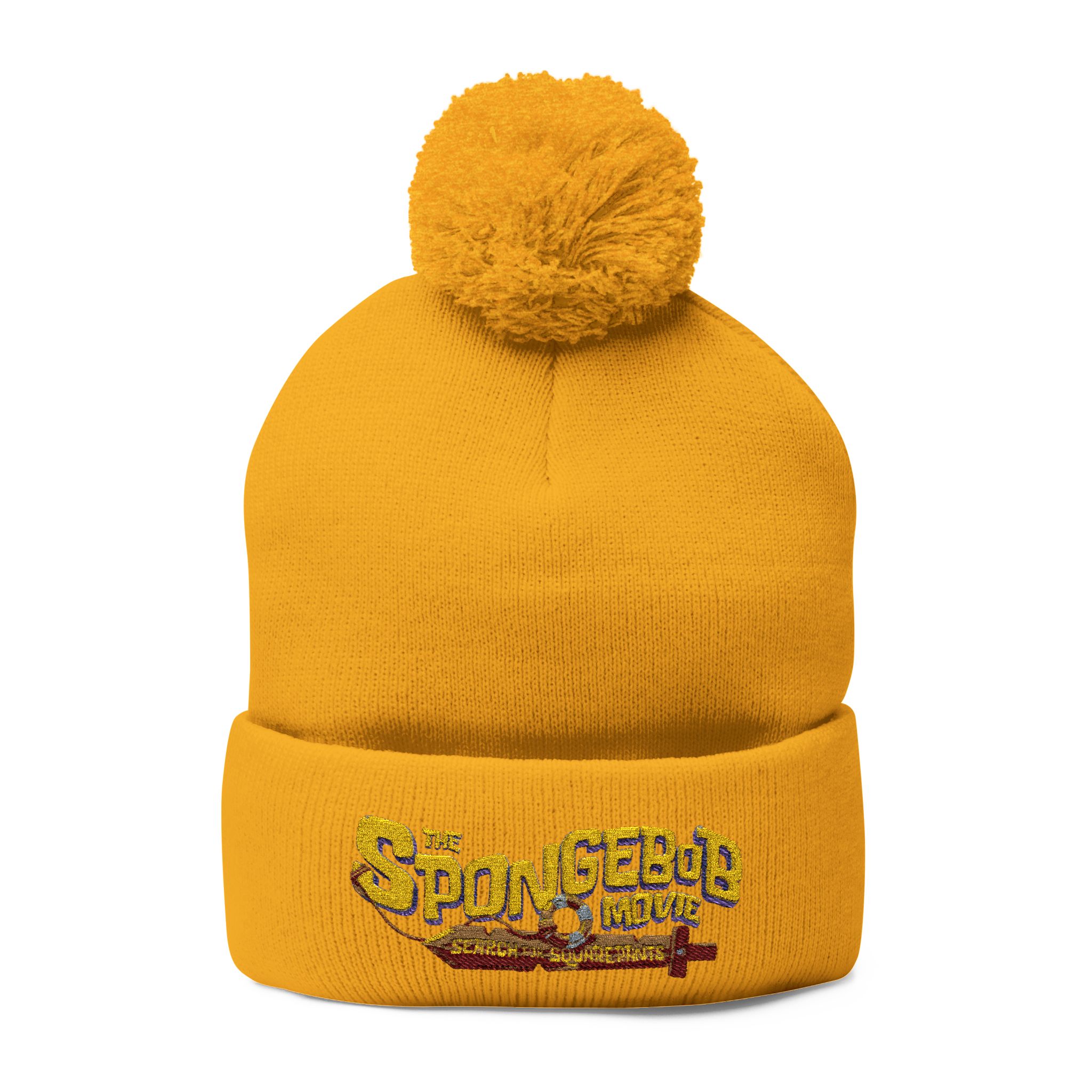 The SpongeBob Movie: Search for SquarePants Pom-Pom Knit Cap (Embroidery) - Image 17
