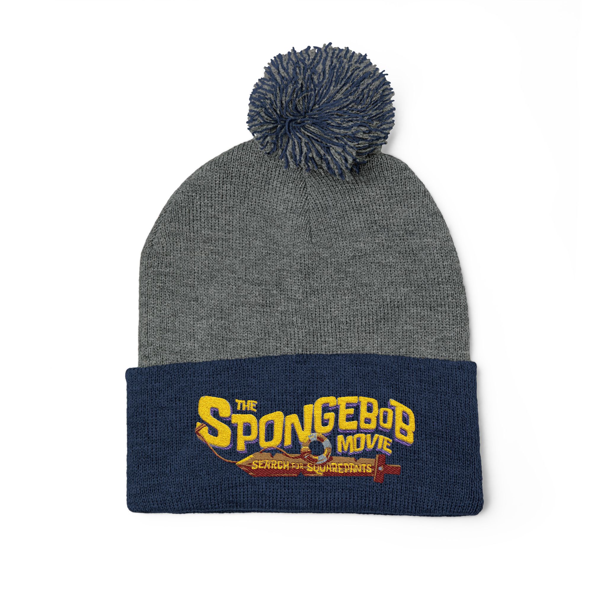 The SpongeBob Movie: Search for SquarePants Pom-Pom Knit Cap (Embroidery) - Image 15