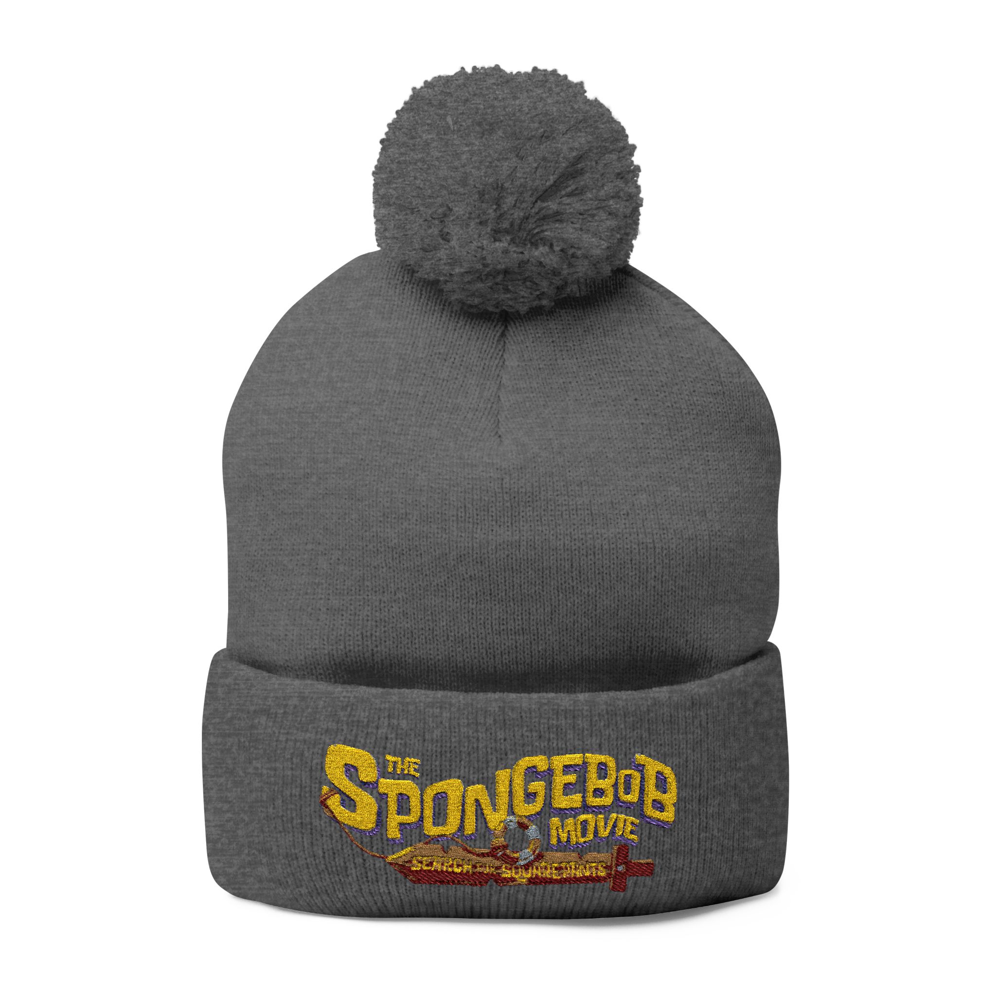 The SpongeBob Movie: Search for SquarePants Pom-Pom Knit Cap (Embroidery) - Image 33