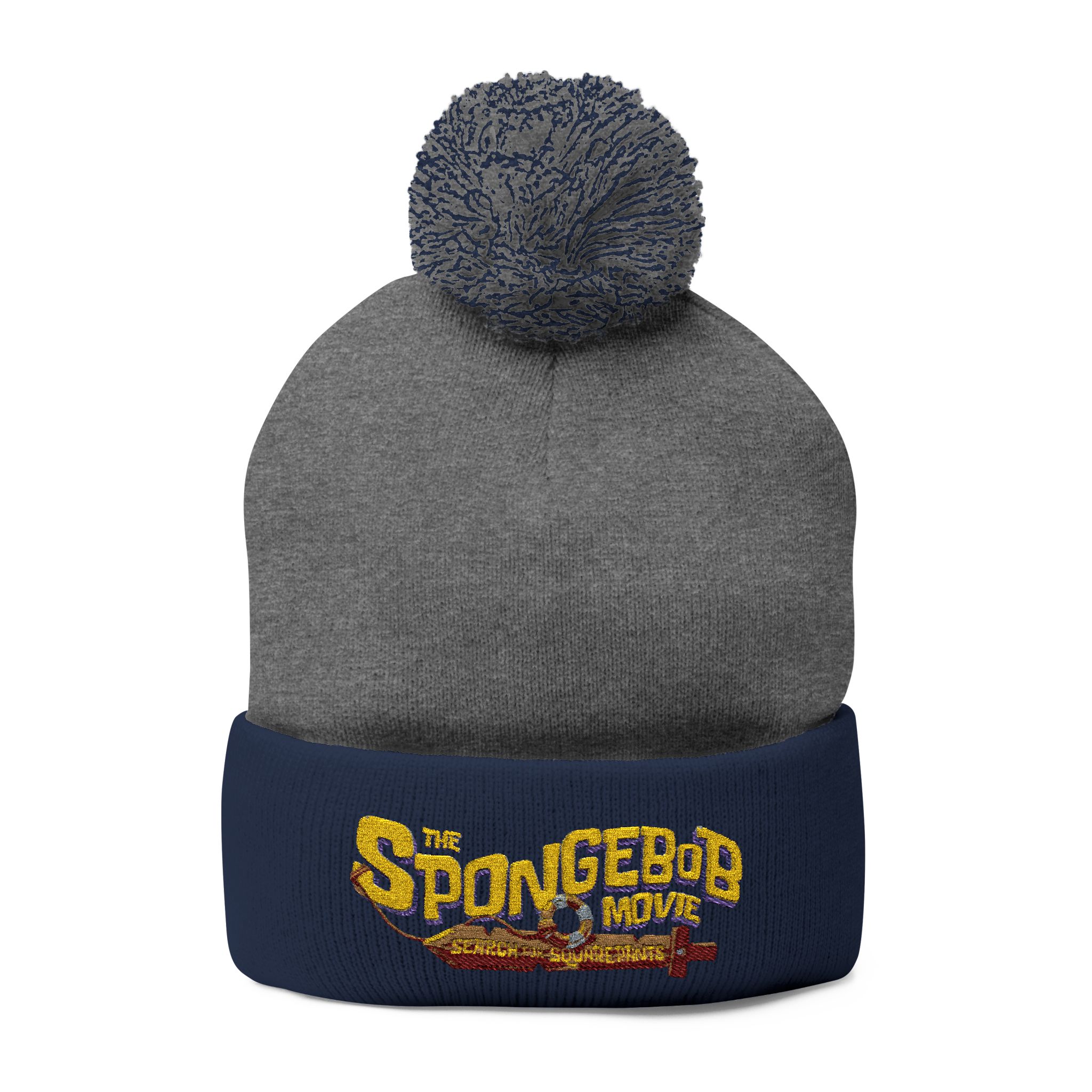 The SpongeBob Movie: Search for SquarePants Pom-Pom Knit Cap (Embroidery) - Image 13