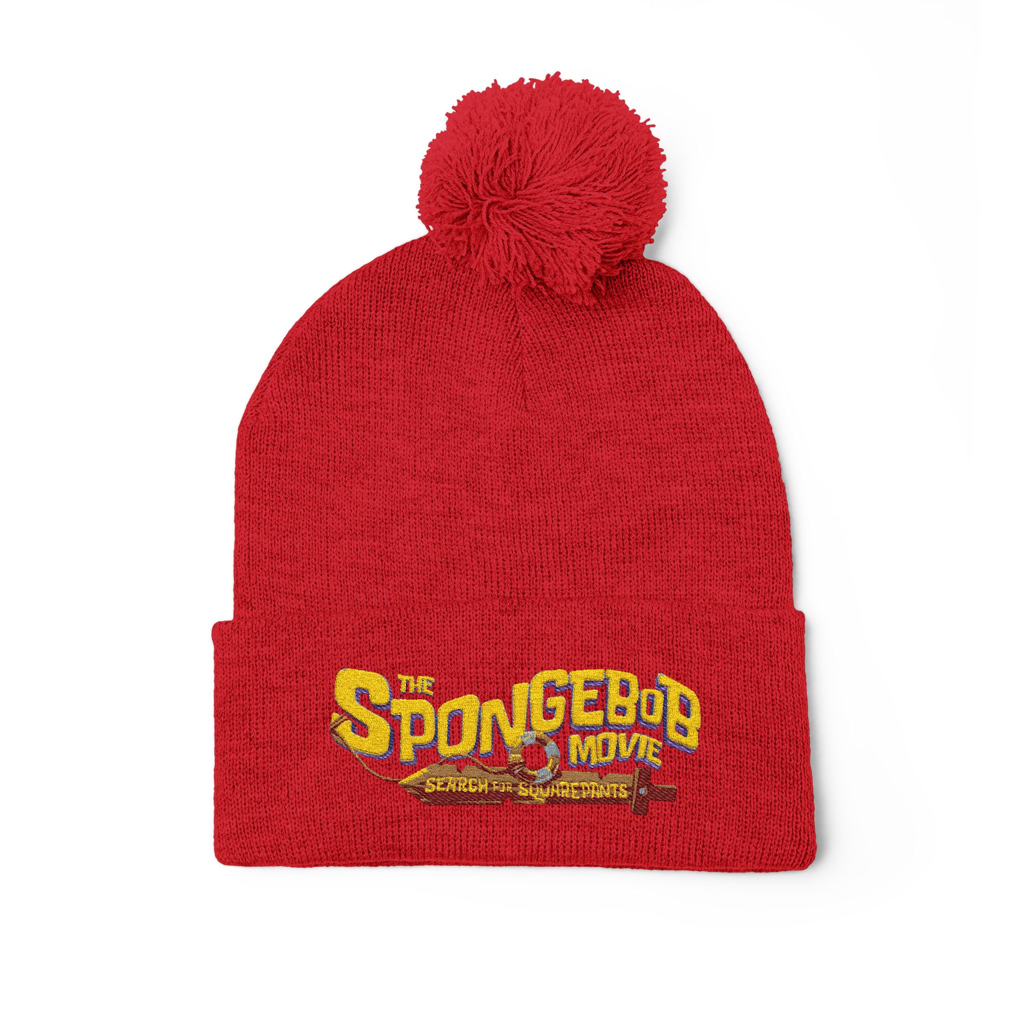The SpongeBob Movie: Search for SquarePants Pom-Pom Knit Cap (Embroidery) - Image 39